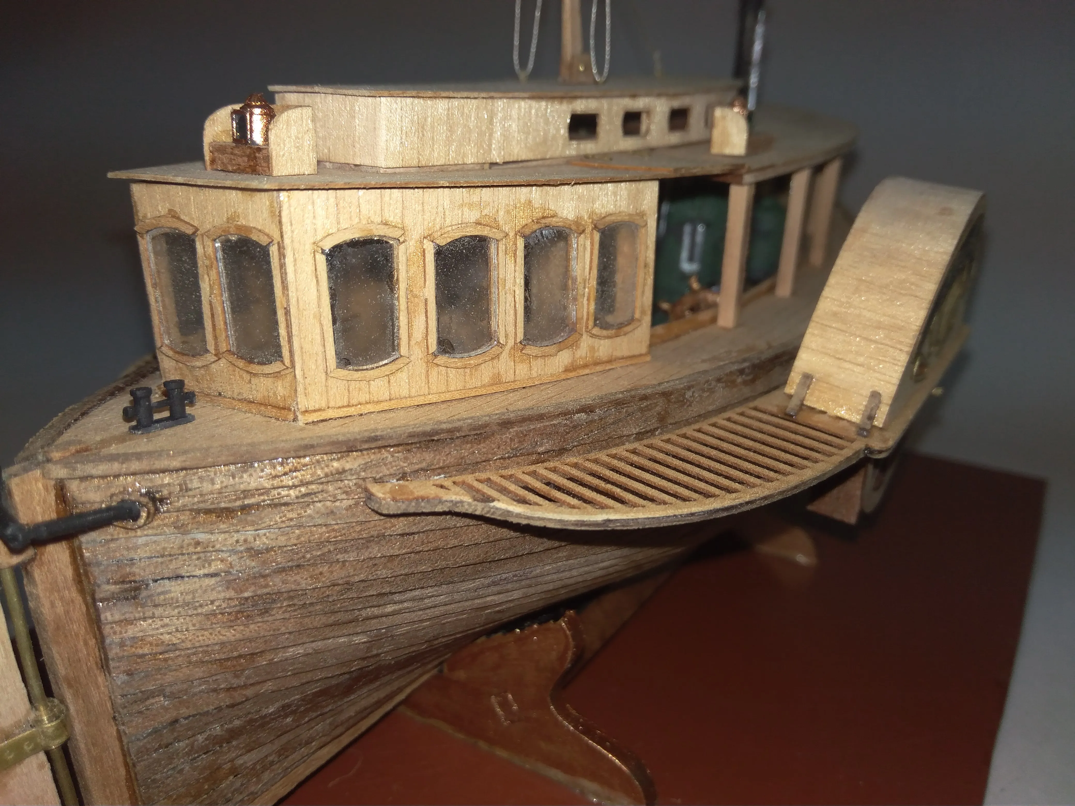 Модель корабля Паровой колесный катер «Абрау-Дюрсо» - Верфь на Столе