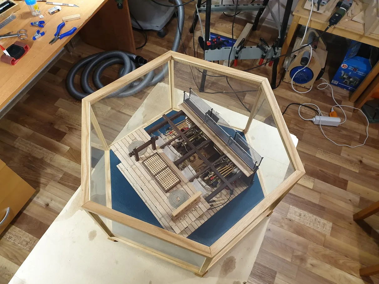 Модель корабля Фрагмент орудийной палубы - Верфь на Столе