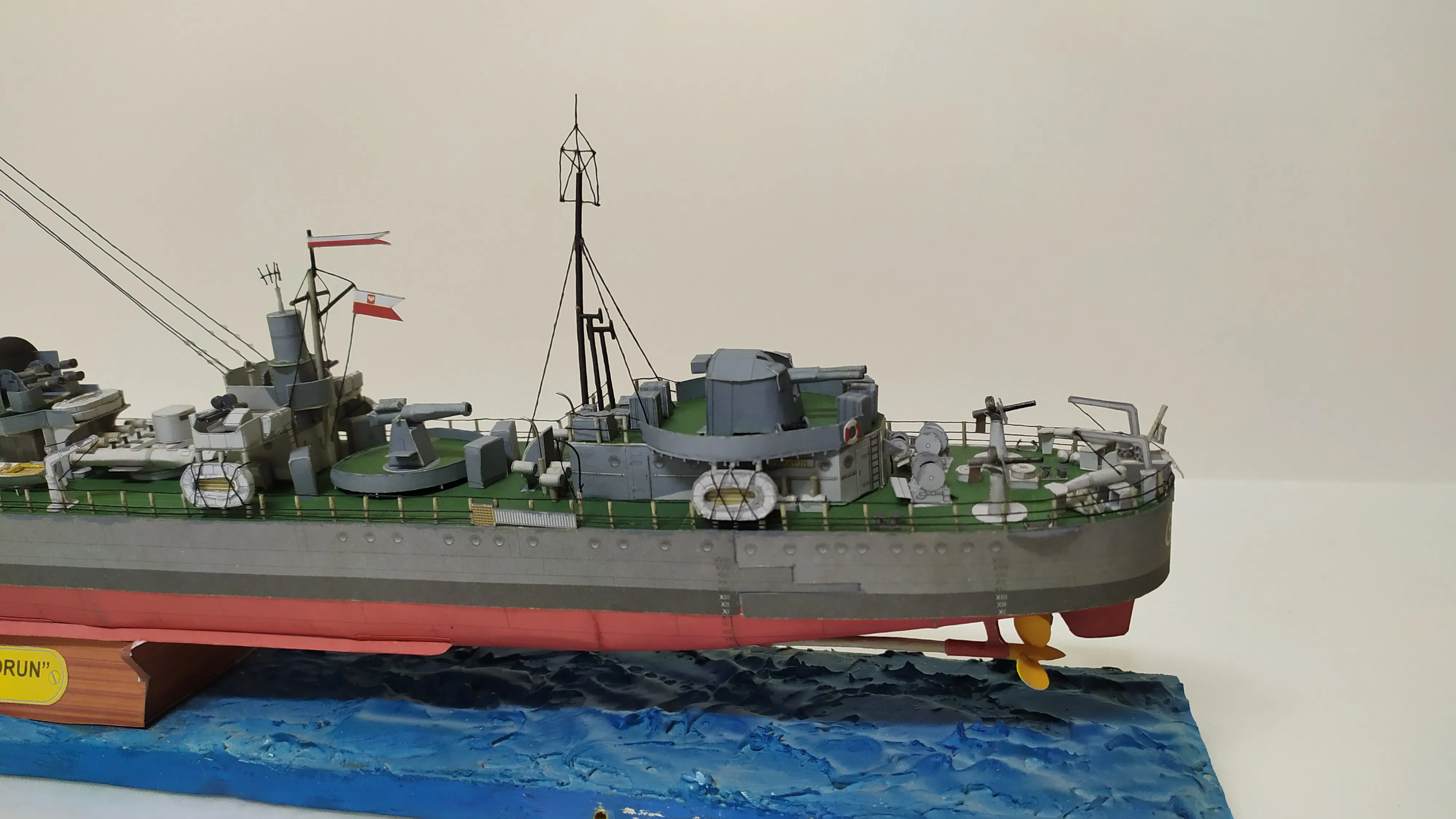 Модель корабля Корвет ORP "PIORUN" - Верфь на Столе