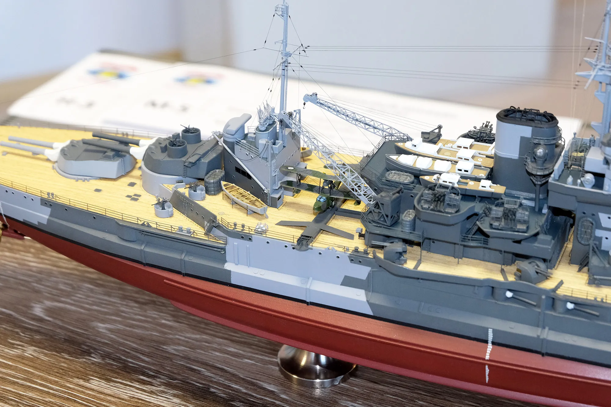 Модель корабля Британский линкор "Warspite" - Верфь на Столе