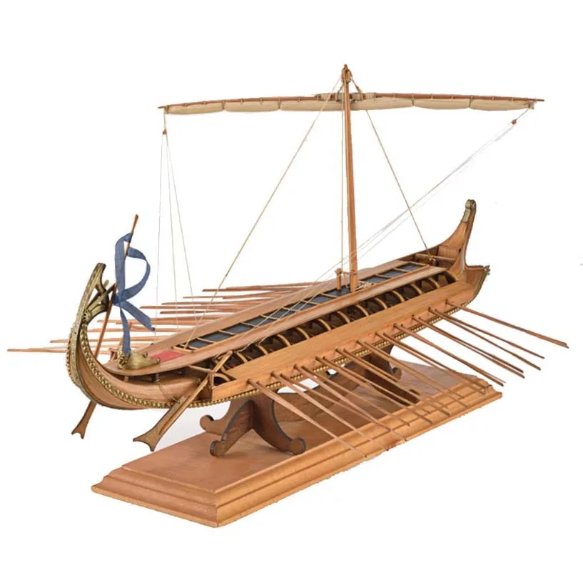Греческая Бирема (Greek Bireme) + (Полный набор инструментов, клея и лак)