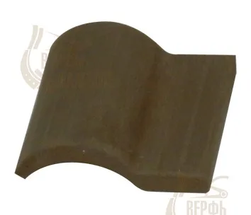 Черепица черная, масштаб 1:10, 25 шт