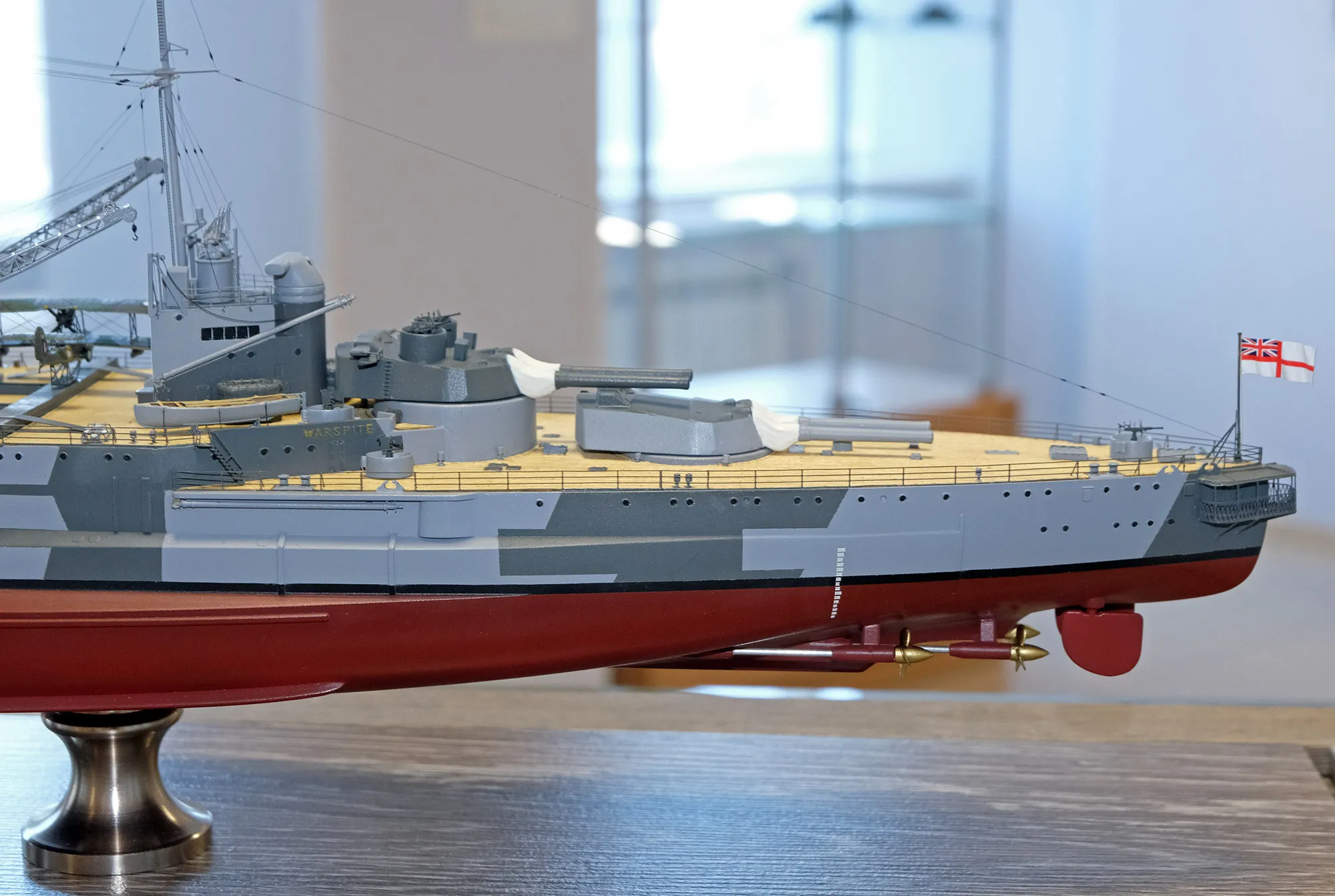Модель корабля Британский линкор "Warspite" - Верфь на Столе