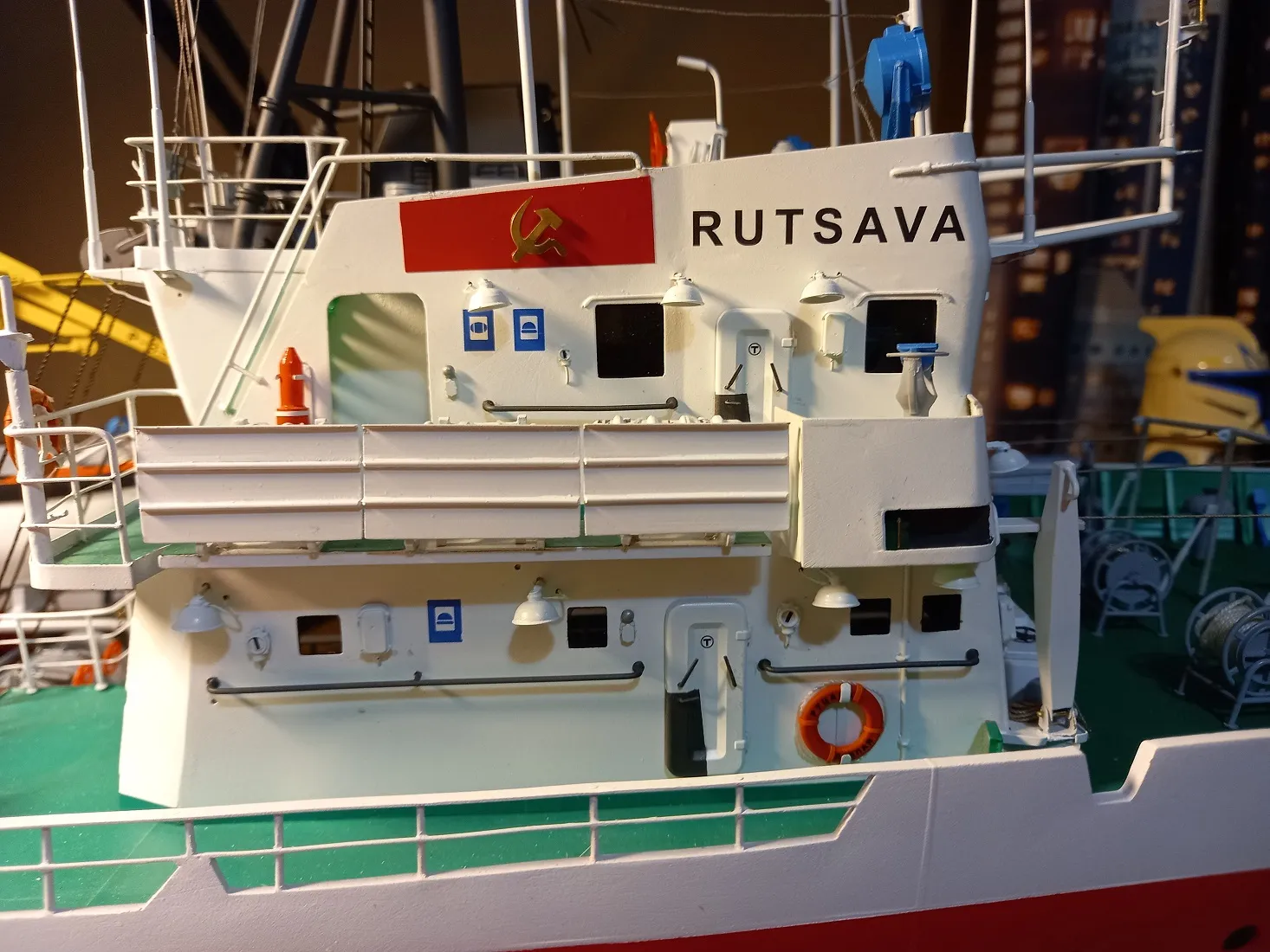 Модель корабля СТР 503 проект «Rutsava» тип. Альпинист - Верфь на Столе