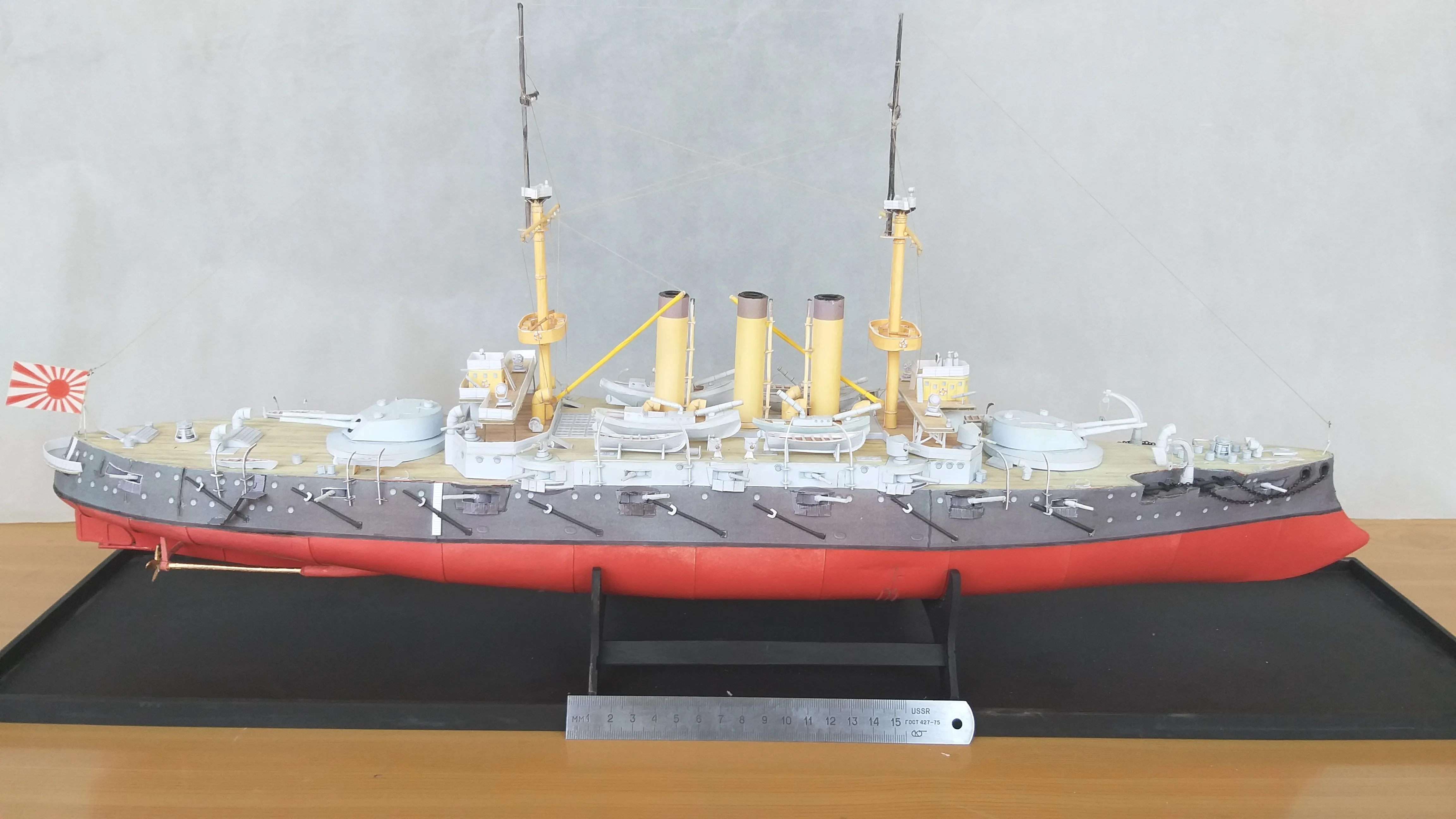 Модель корабля IJN «Shikishima» - Верфь на Столе