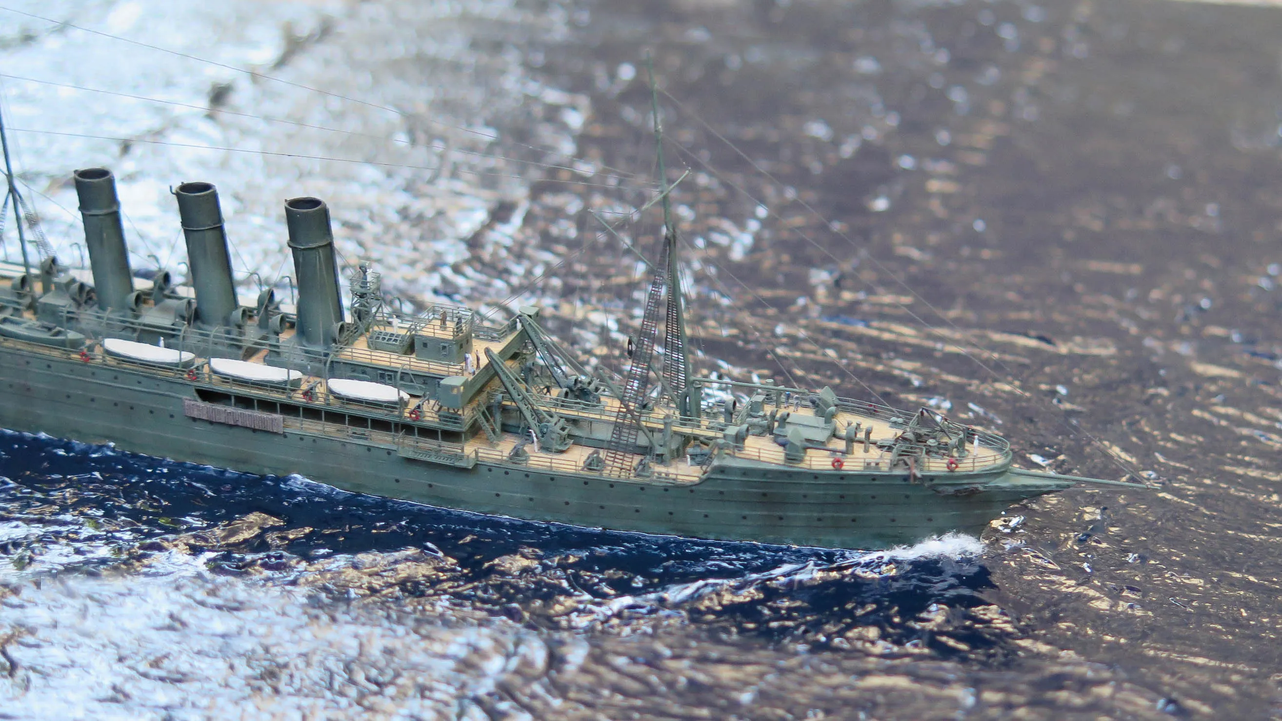 Модель корабля Вспомогательноый крейсер "Лена" - Верфь на Столе