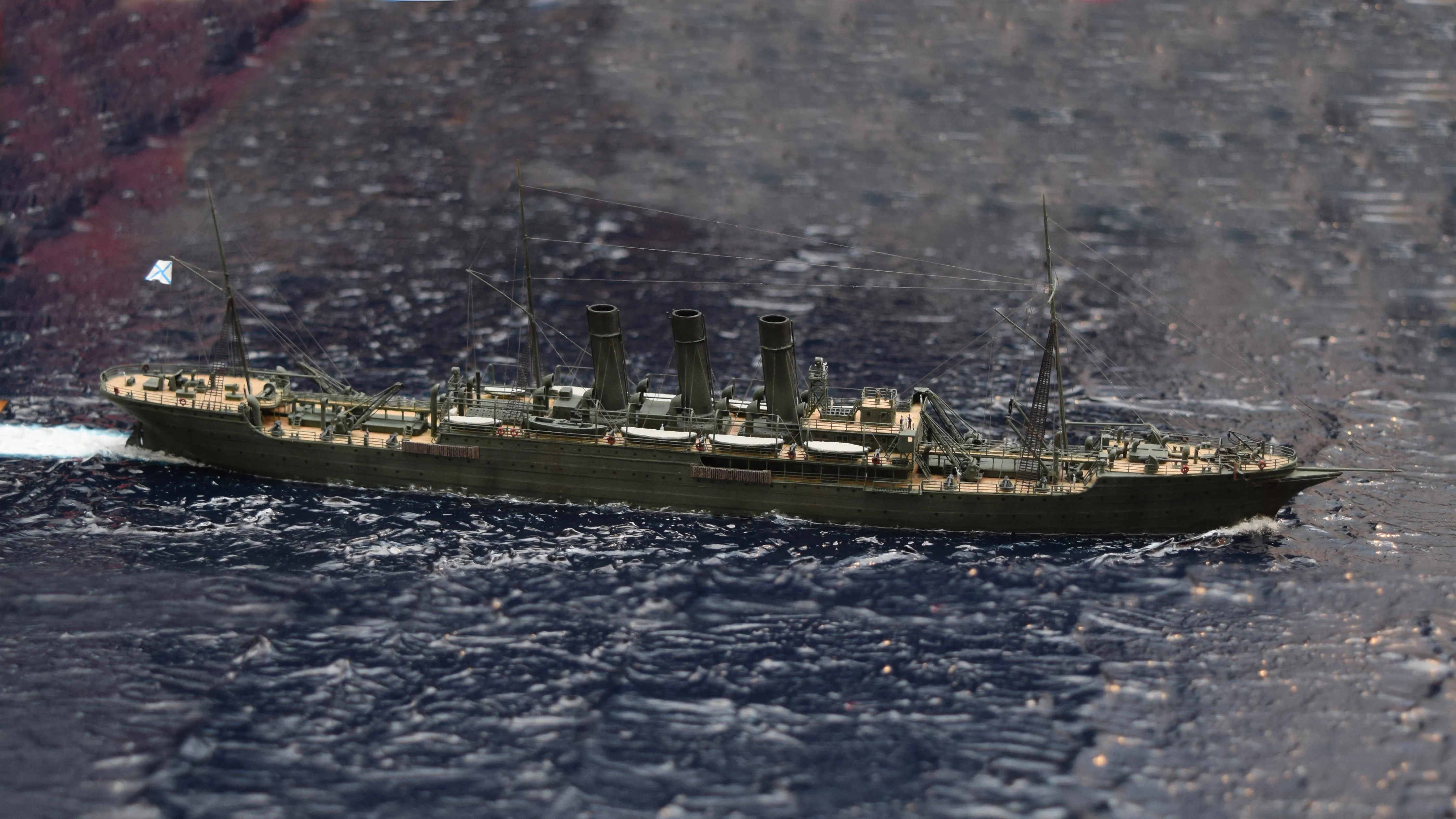 Модель корабля Вспомогательноый крейсер "Лена" - Верфь на Столе