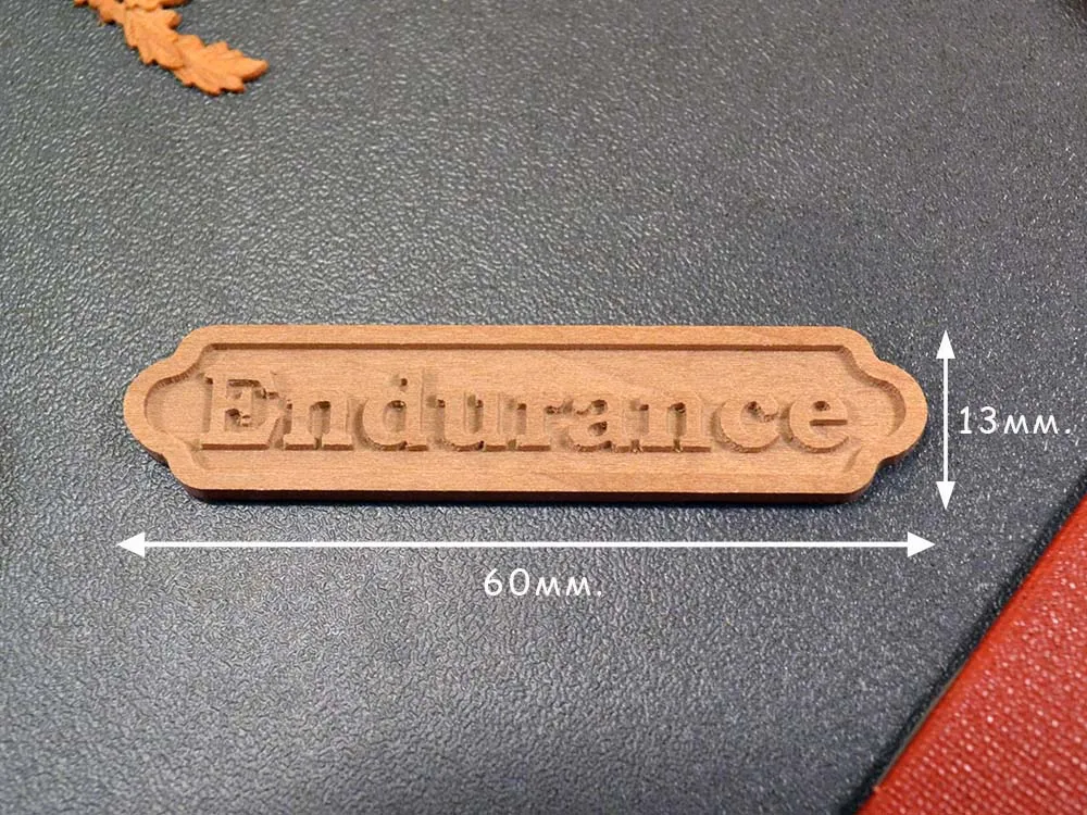 Табличка Endurance, груша, рез ЧПУ