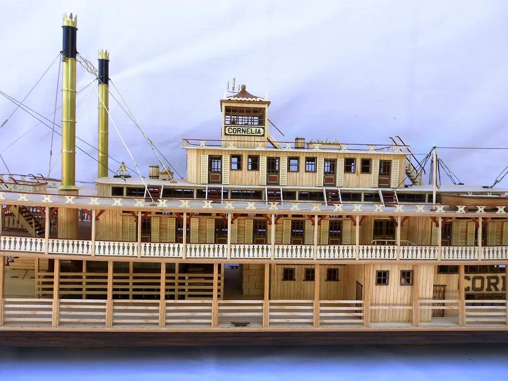 Модель корабля Речной пароход "Cornelia" - Верфь на Столе