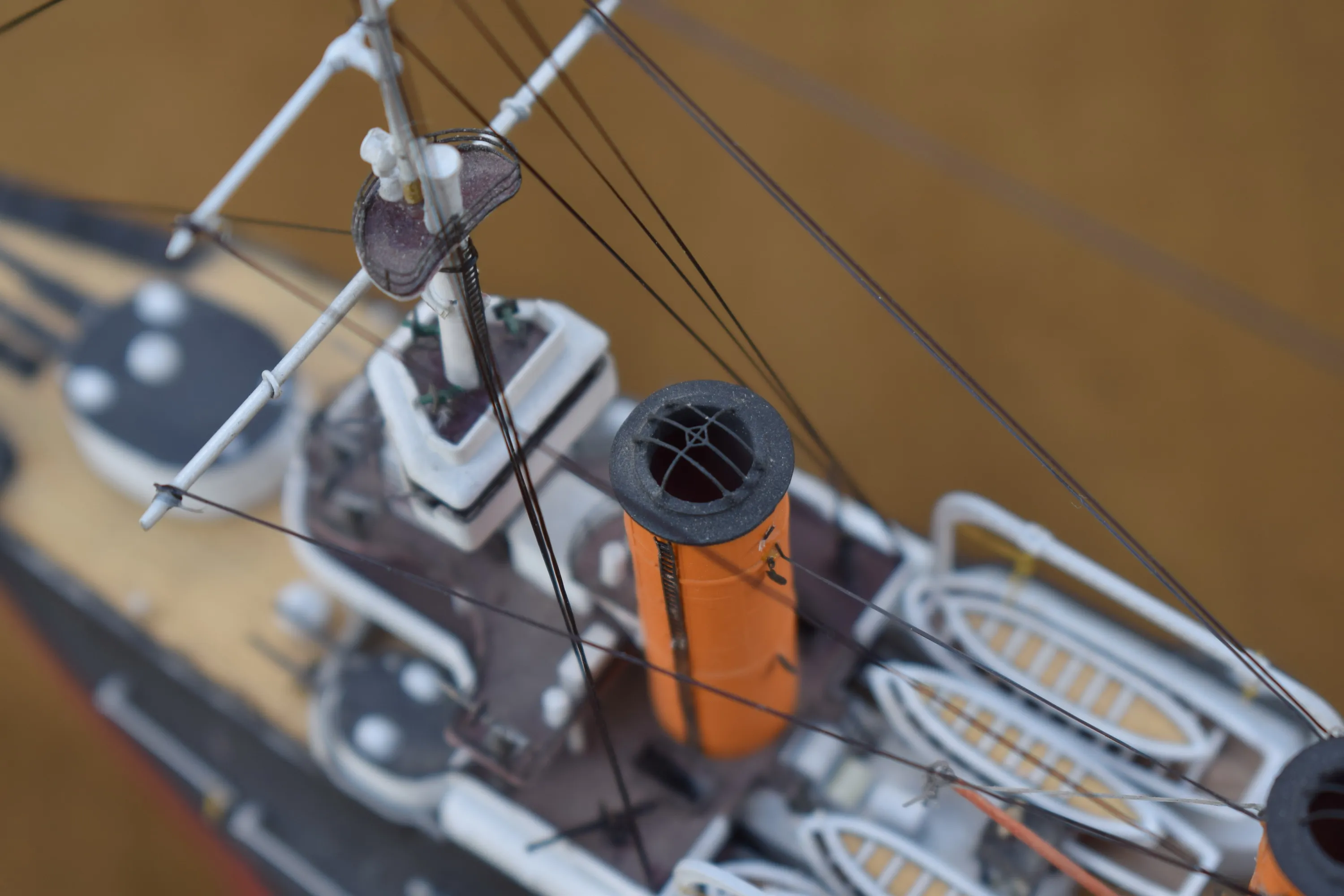 Модель корабля Броненосец РИФ «Цесаревич» на осень 1904 года - Верфь на Столе