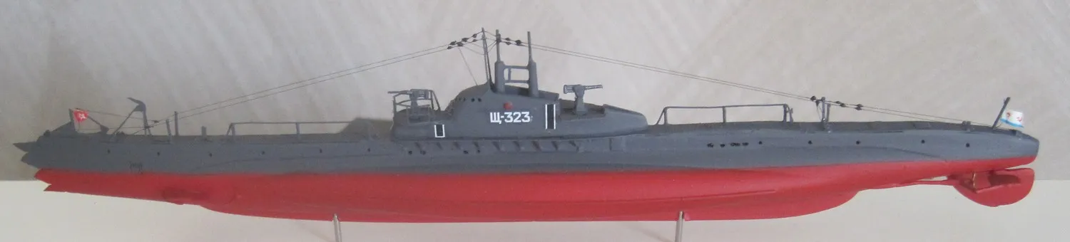 Модель корабля Подводная лодка типа Щука  "323" - Верфь на Столе