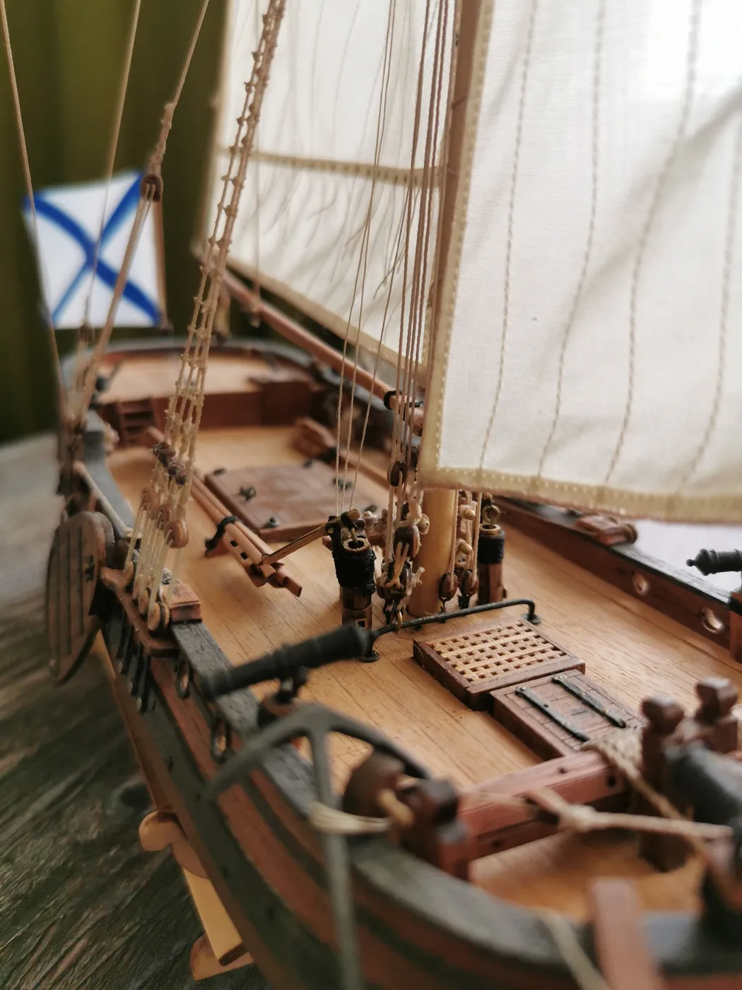 Модель корабля Бот Святой Гавриил - Верфь на Столе