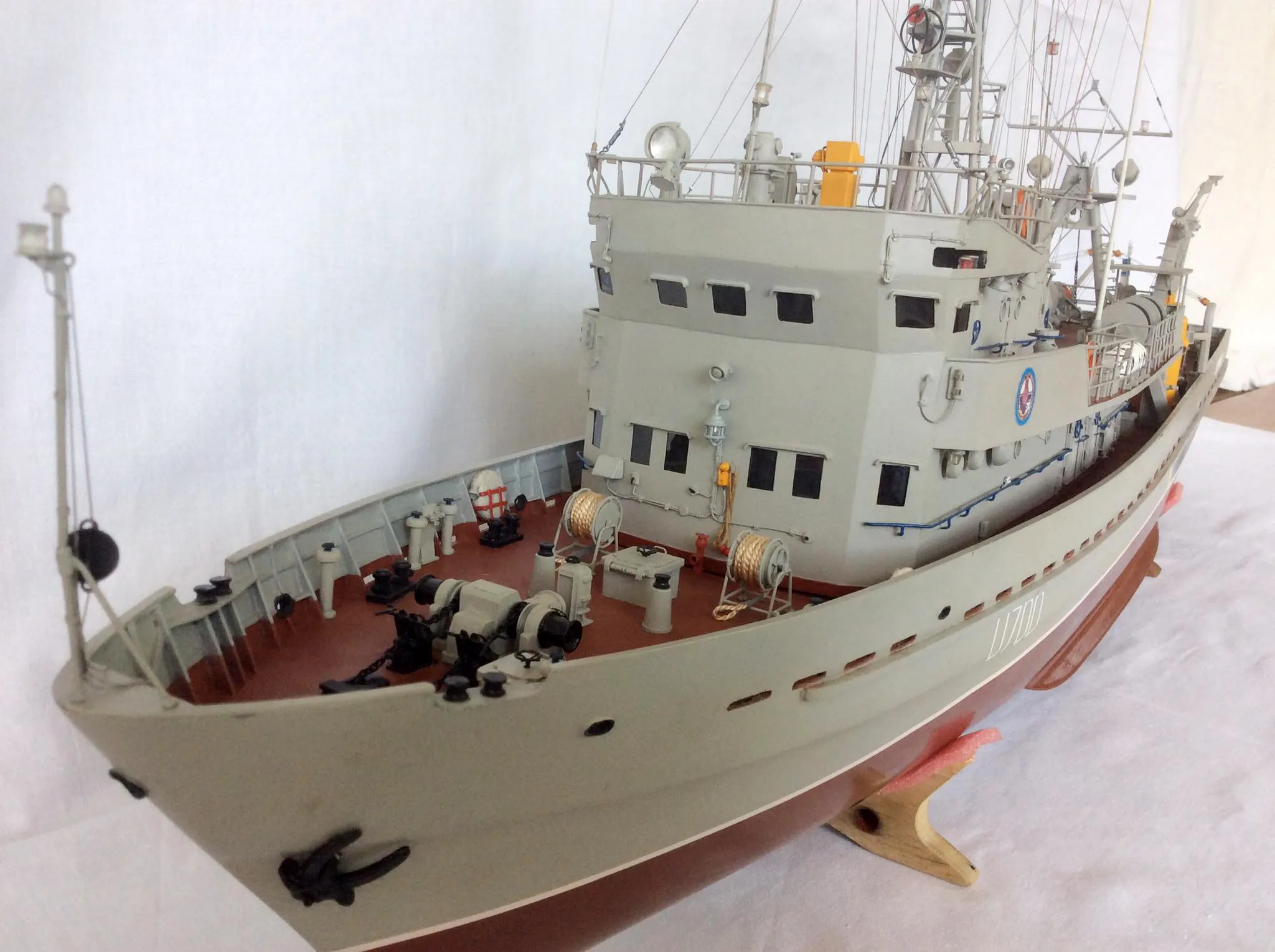 Модель корабля Водолазный бот проекта 535 типа "Краб"  - Верфь на Столе