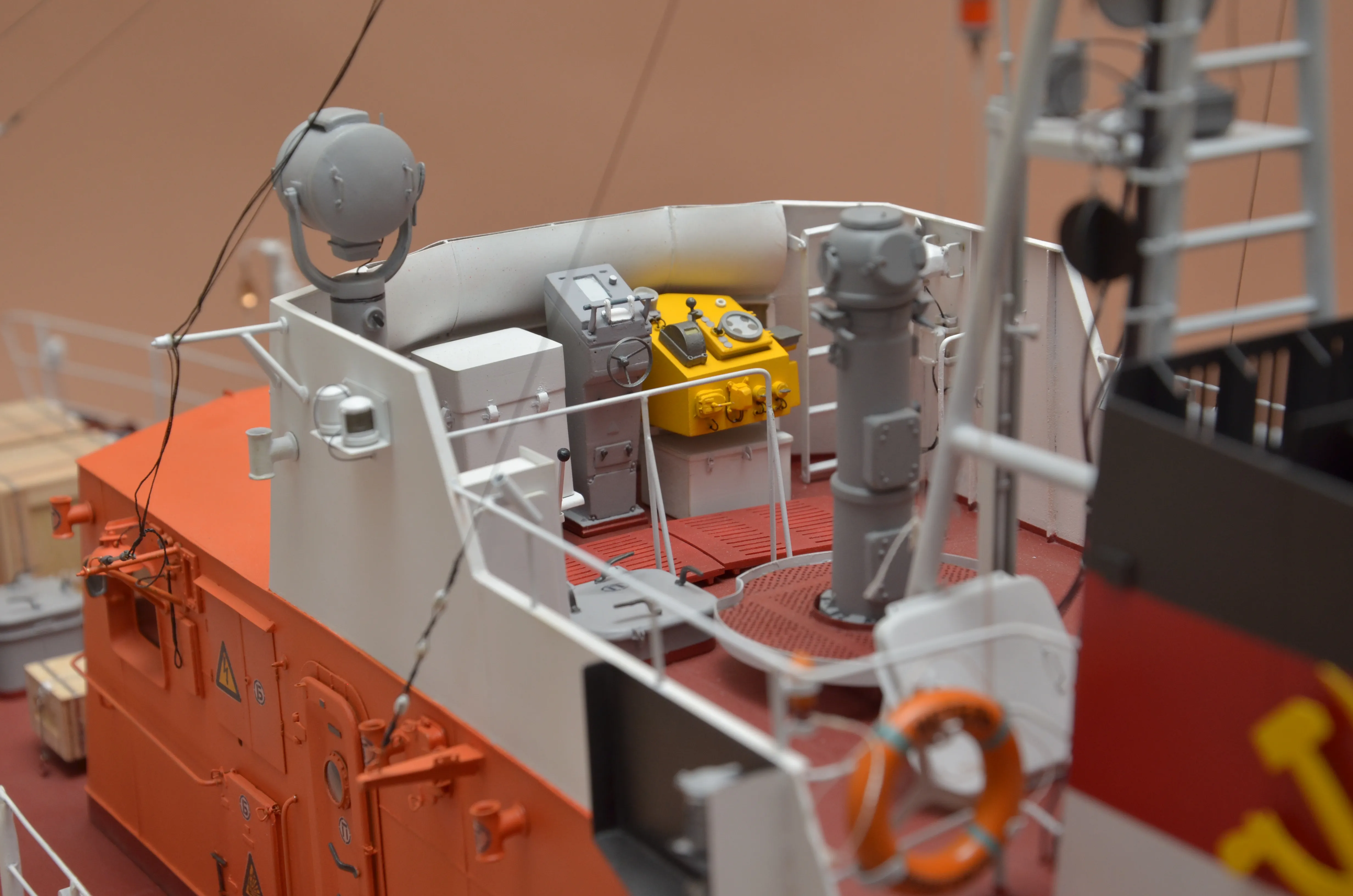 Модель корабля Всепогодный спасательный катер (ВСК) "МЕТЕЛЬ", пр. 1458 - Верфь на Столе