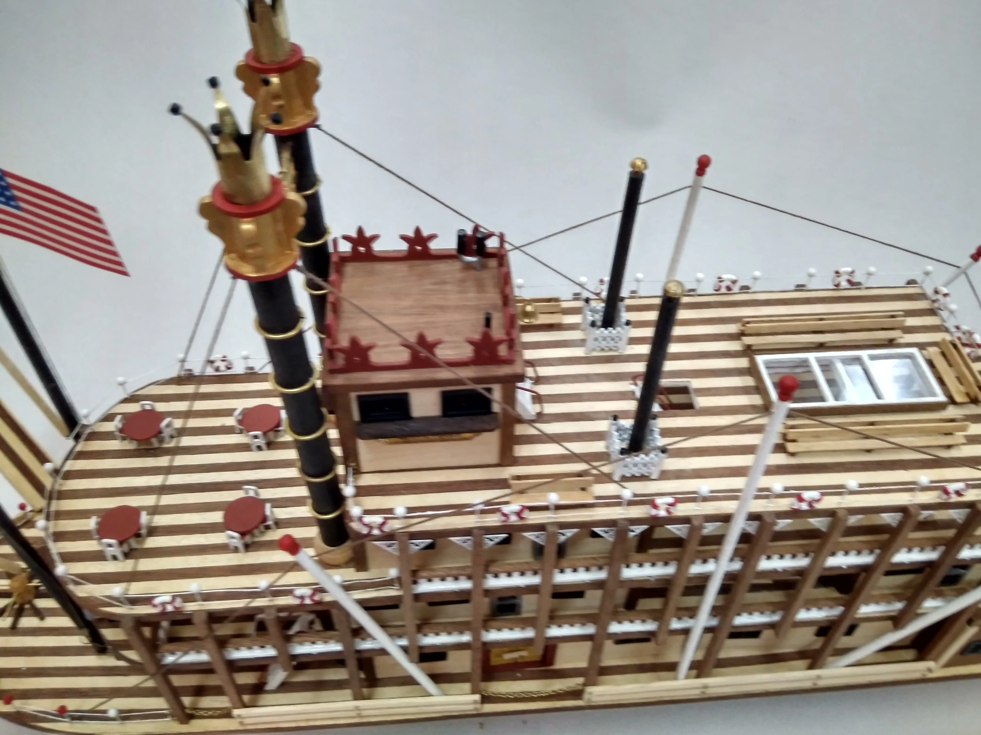 Модель корабля Колесный пароход "MISSISSIPPI" - Верфь на Столе