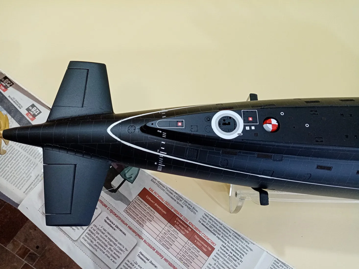 Модель корабля Б-603 «Волхов» - Верфь на Столе