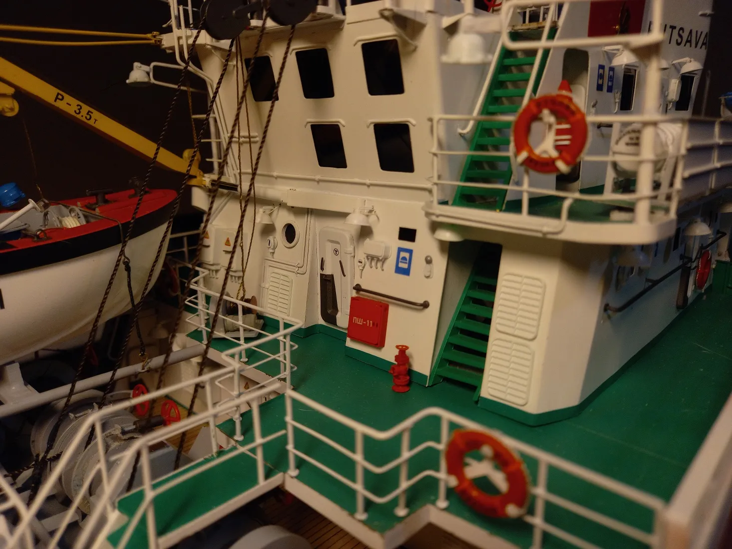 Модель корабля СТР 503 проект «Rutsava» тип. Альпинист - Верфь на Столе