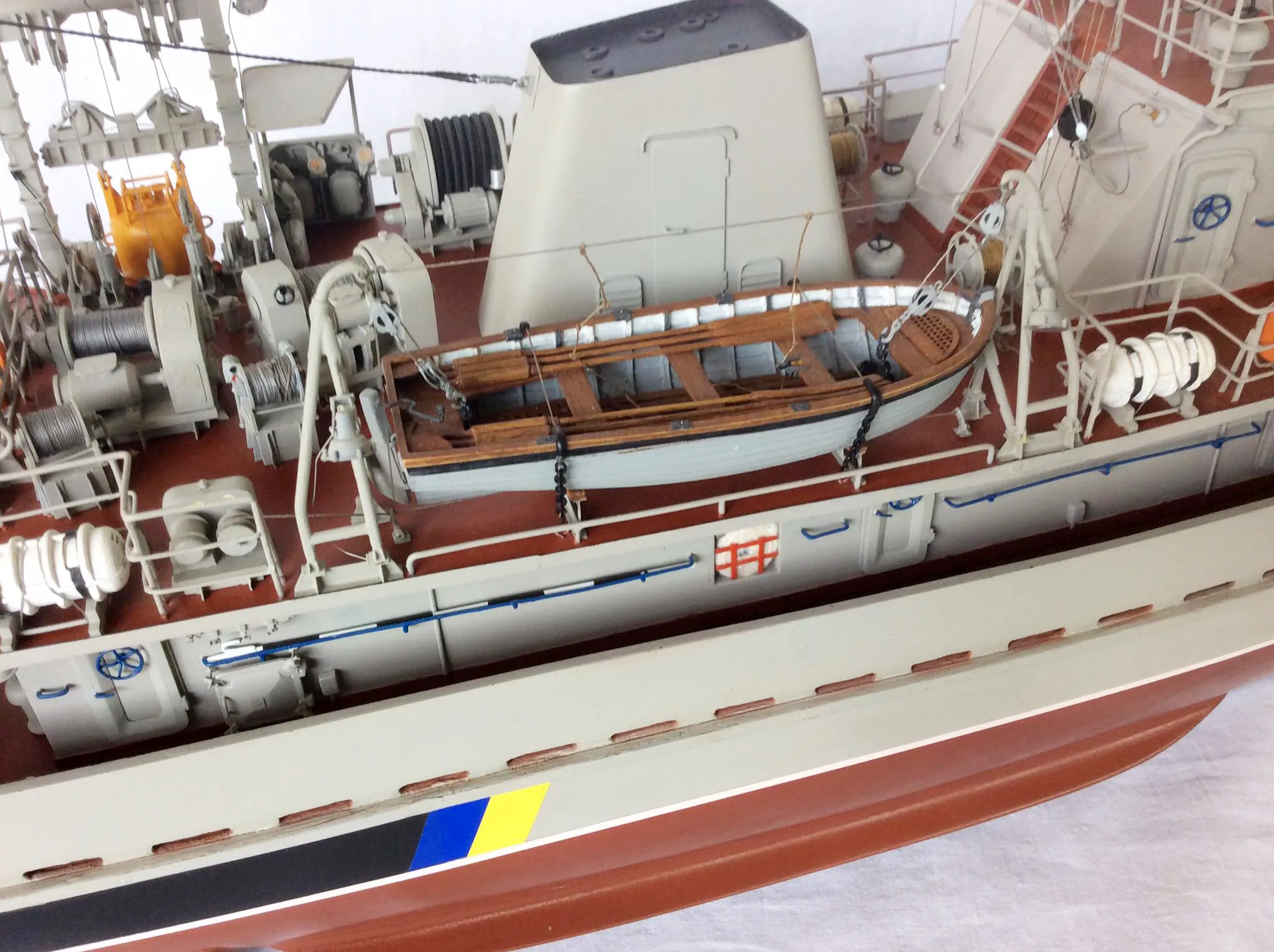 Модель корабля Водолазный бот проекта 535 типа "Краб"  - Верфь на Столе