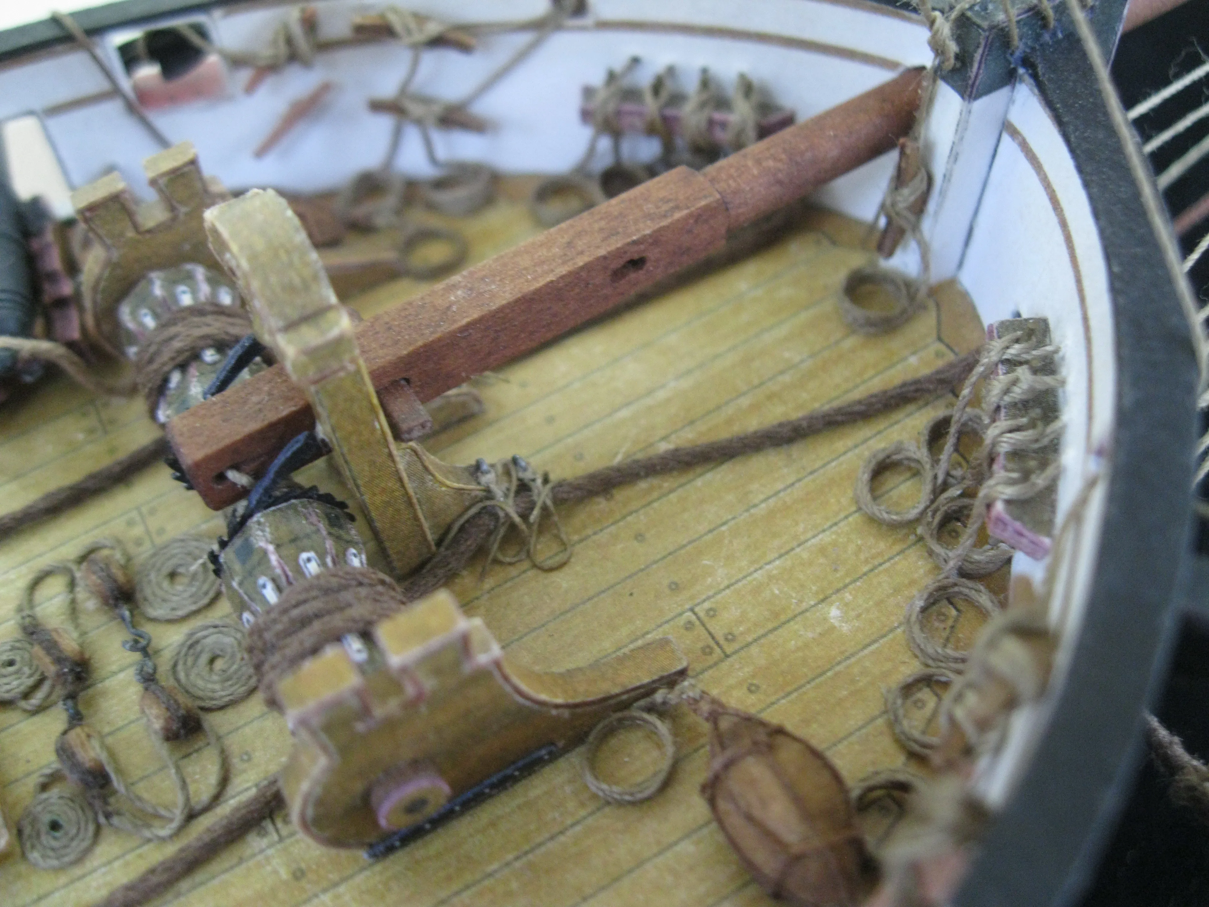 Модель корабля Тендер „Поспешный” - Верфь на Столе