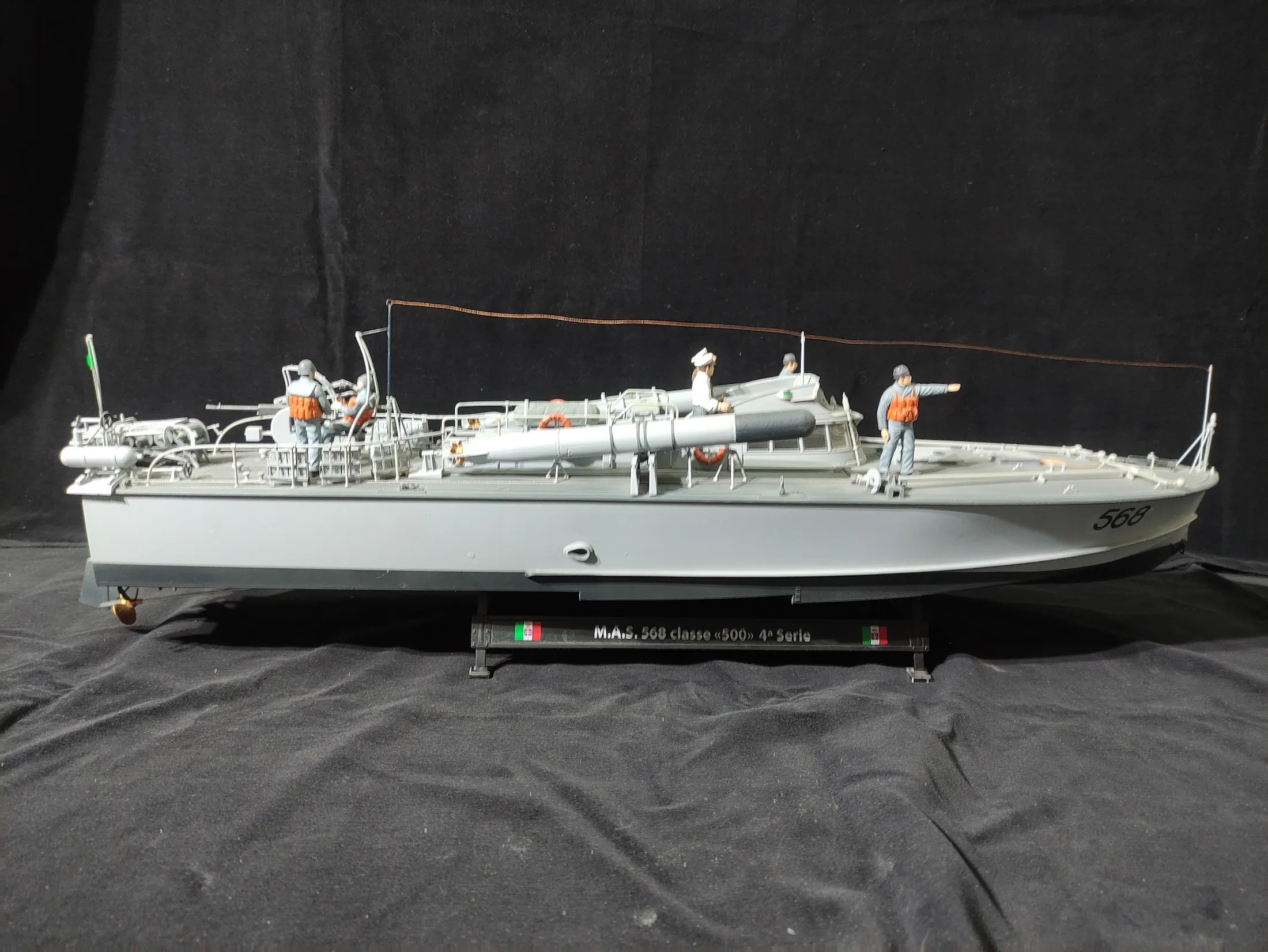 Модель корабля M.A.S. 568 4A Serie Torpedo Boat - Верфь на Столе