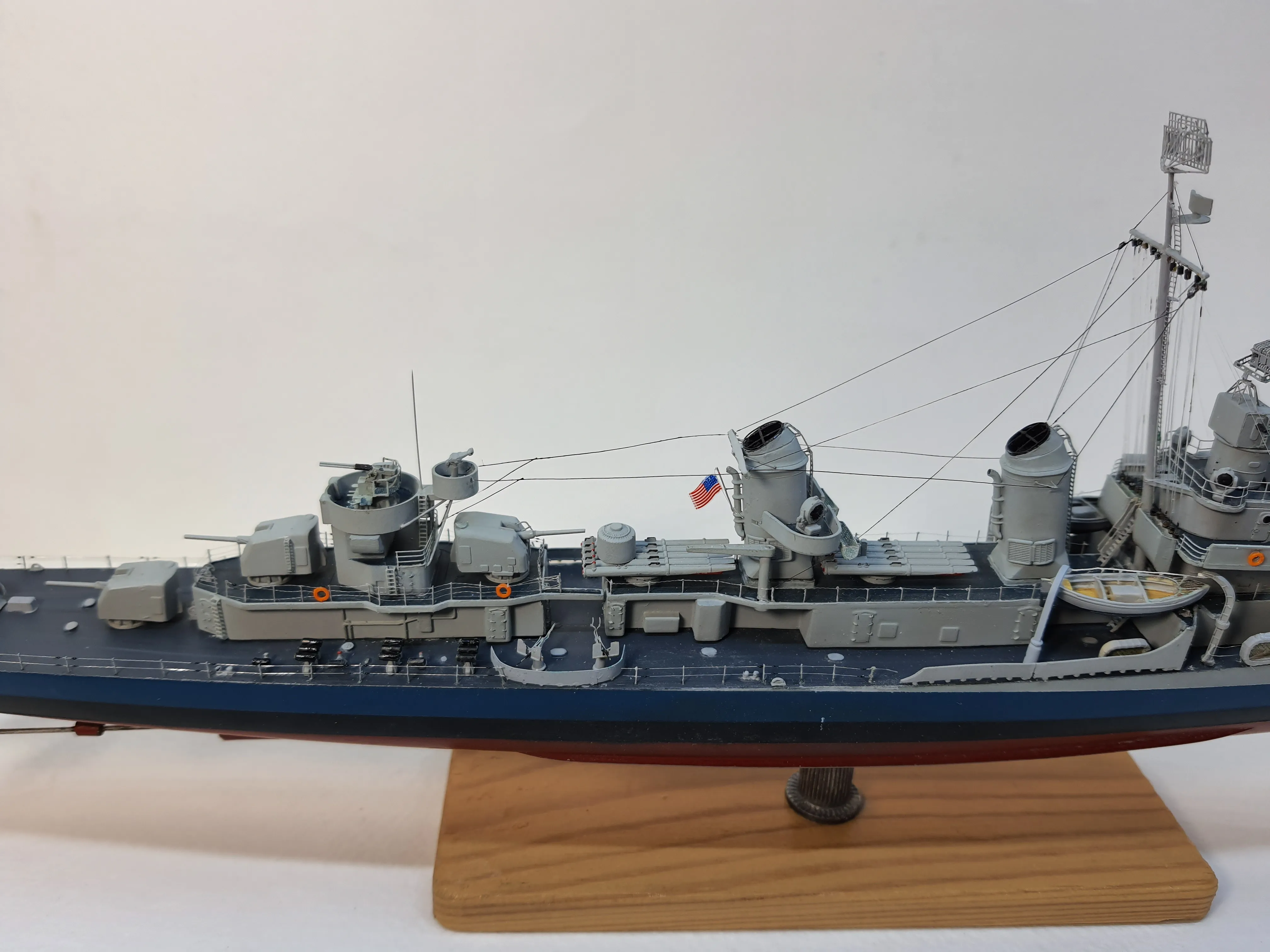 Модель корабля USS La Vallette (DD-448) - Верфь на Столе