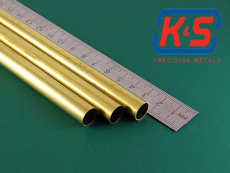 Латунная трубка 11х0,36 мм, 1 шт