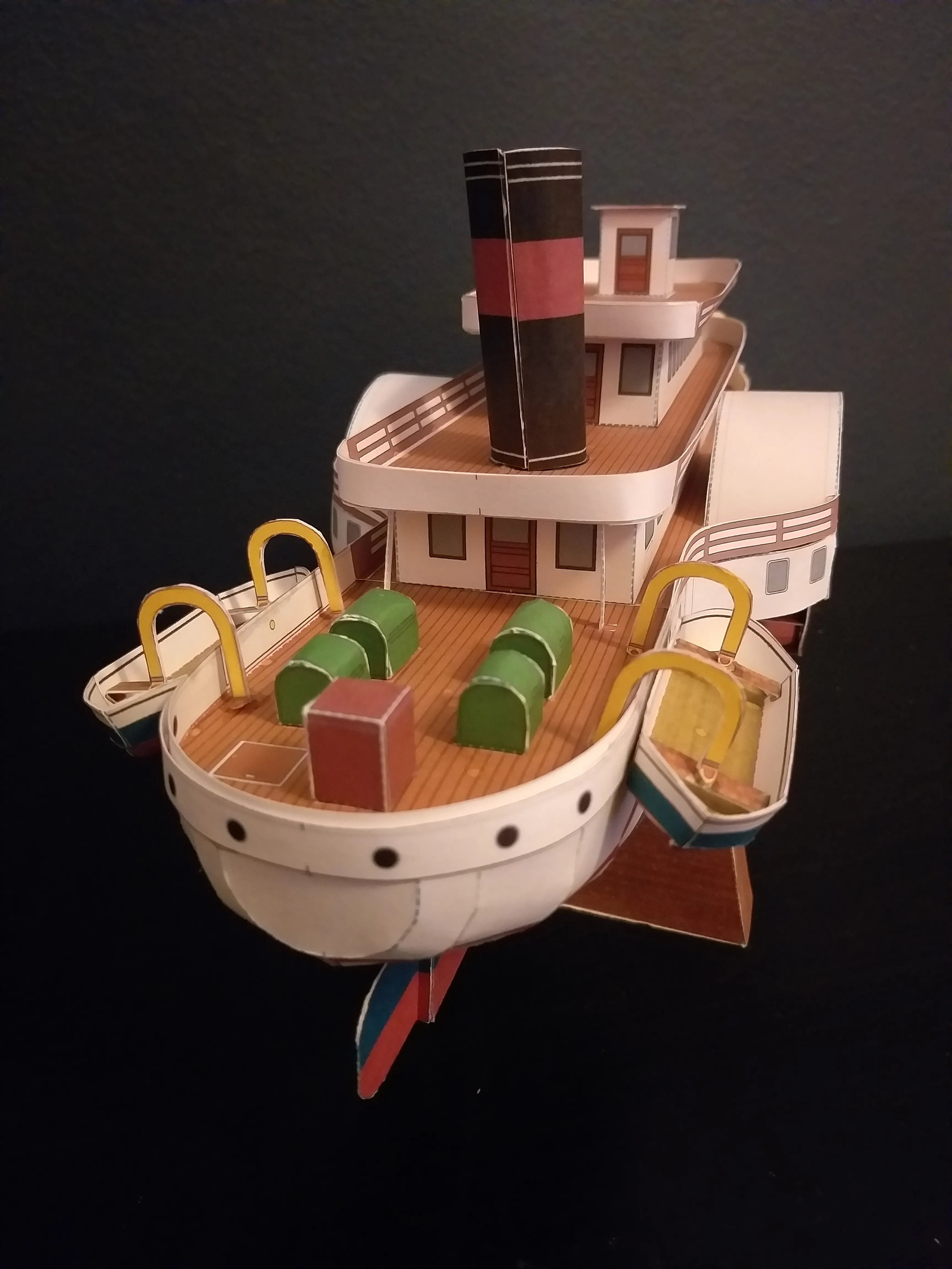 Модель корабля Колесный пароход - Верфь на Столе