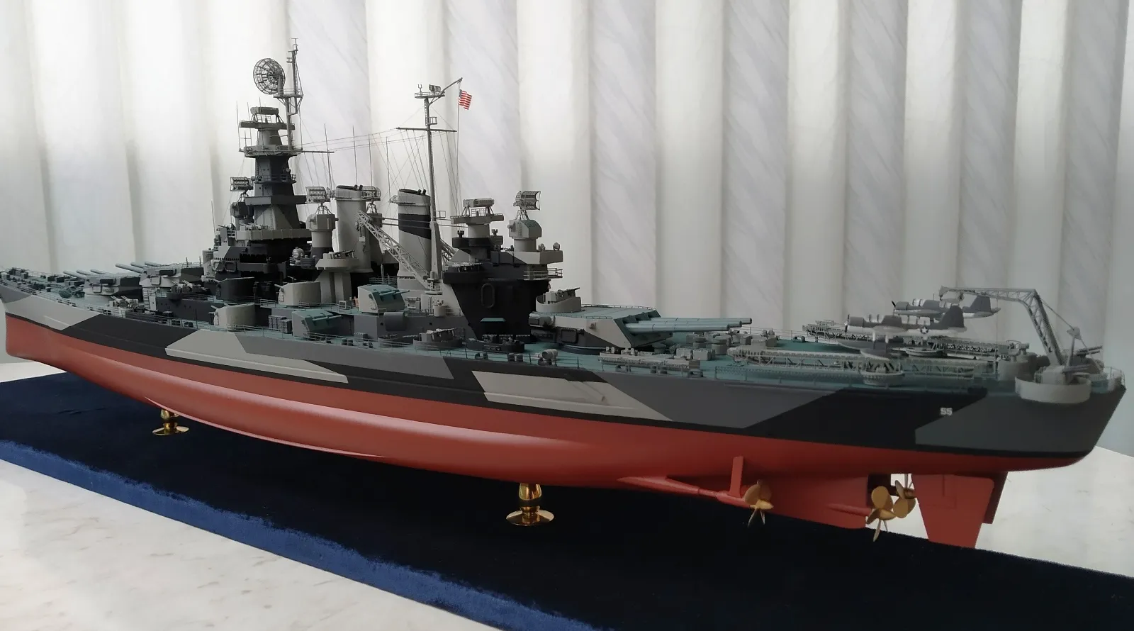 Модель корабля Линкор «North Carolina» - Верфь на Столе
