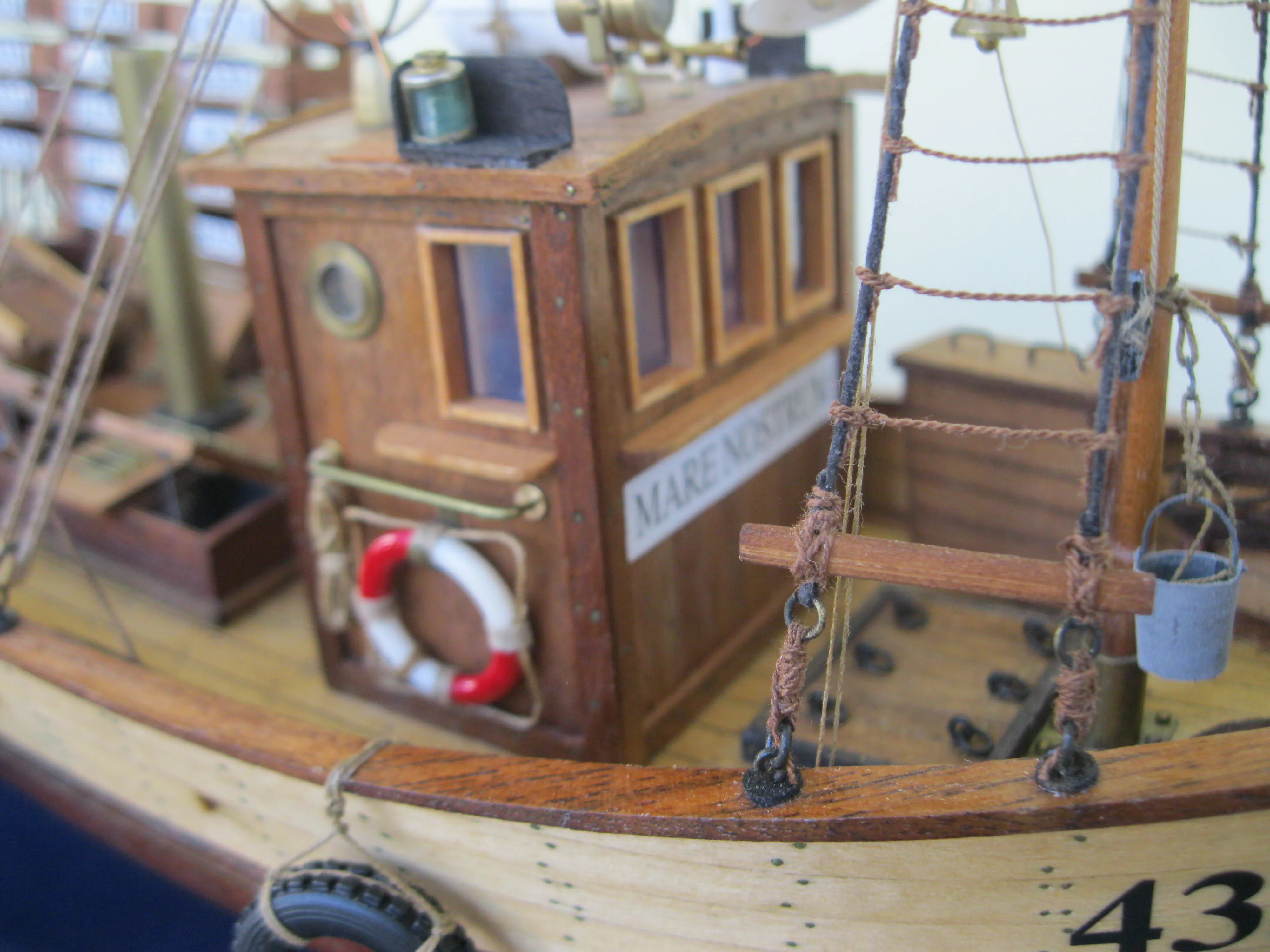 Модель корабля Испанский рыболовный траулер "MARE NOSTRUM" - Верфь на Столе