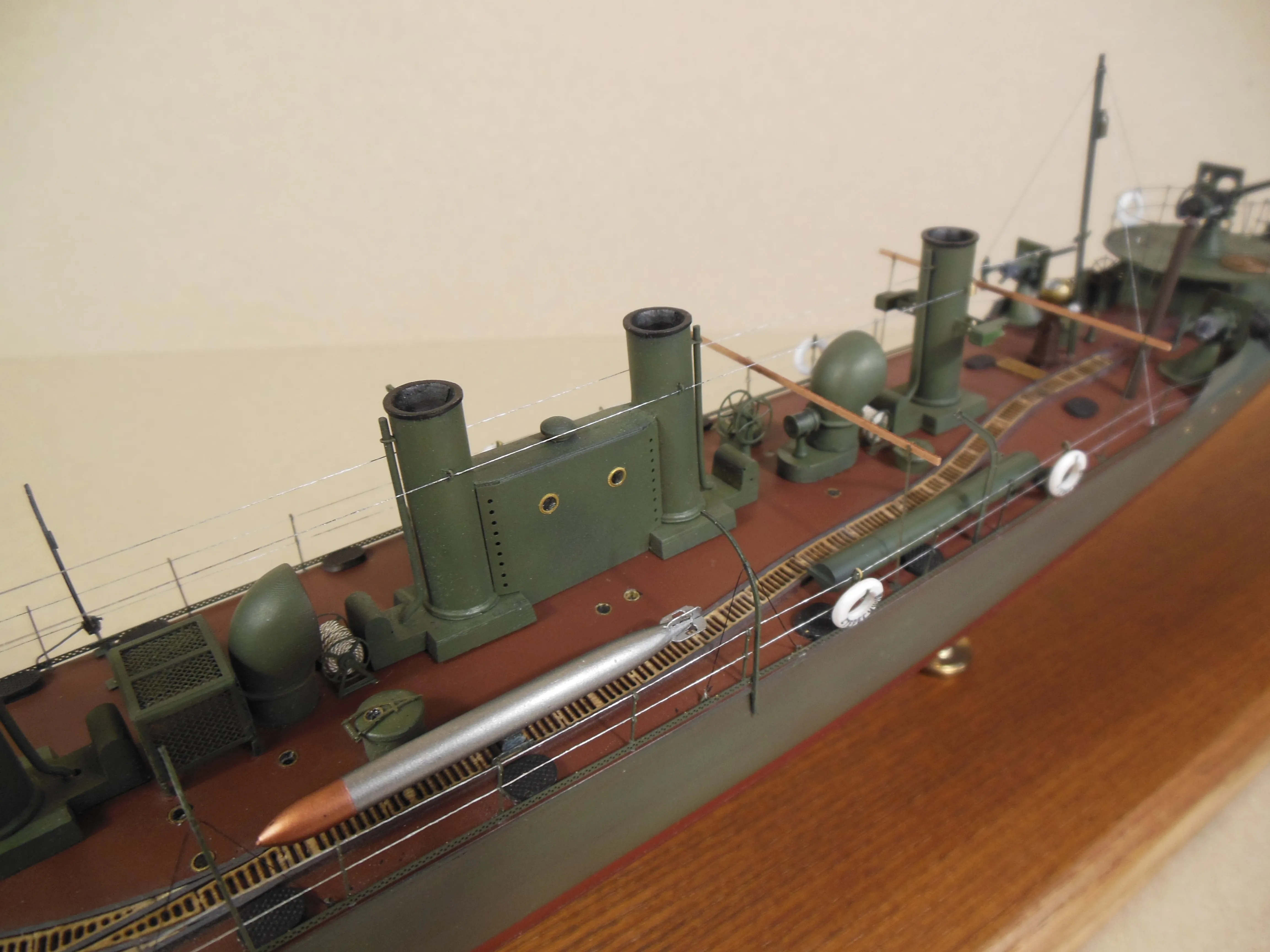 Модель корабля Миноносец «Стерегущий» 1904г. - Верфь на Столе