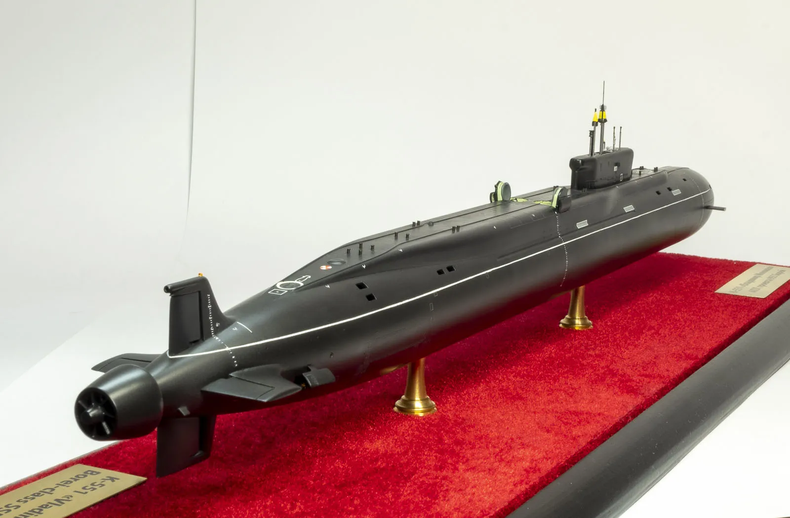 Модель корабля АПЛ К-551 "Владимир Мономах" проекта 955 Борей - Верфь на Столе