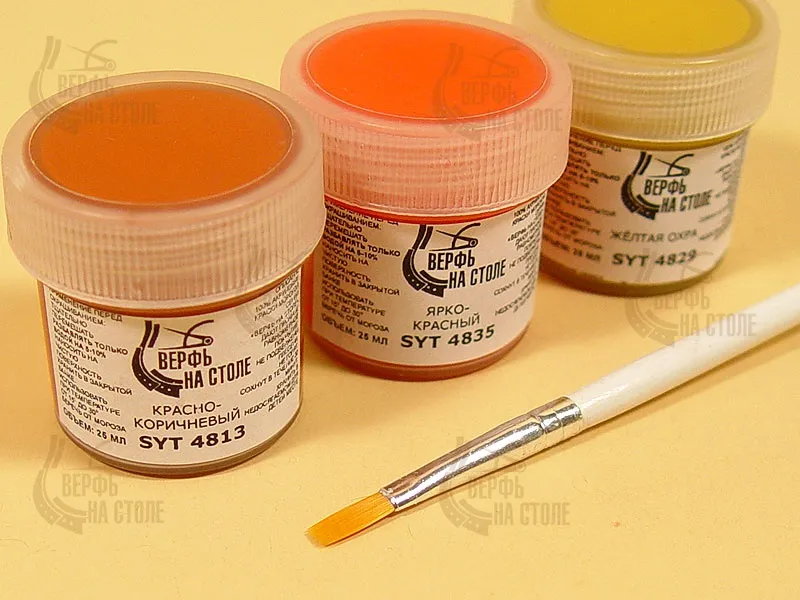 Кисть из синтетического волоса, плоская N 5