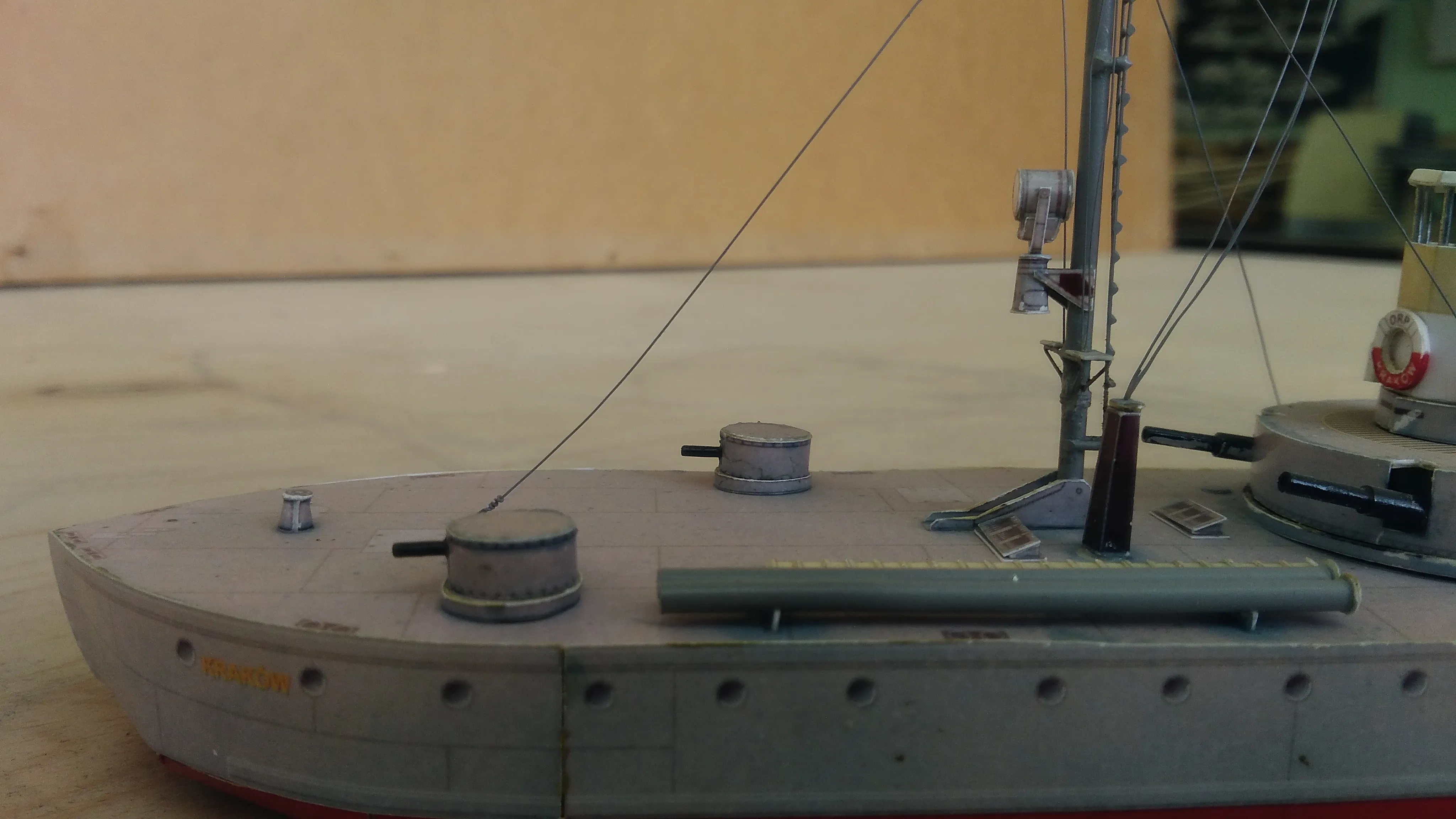 Модель корабля Речной монитор Краков - Верфь на Столе