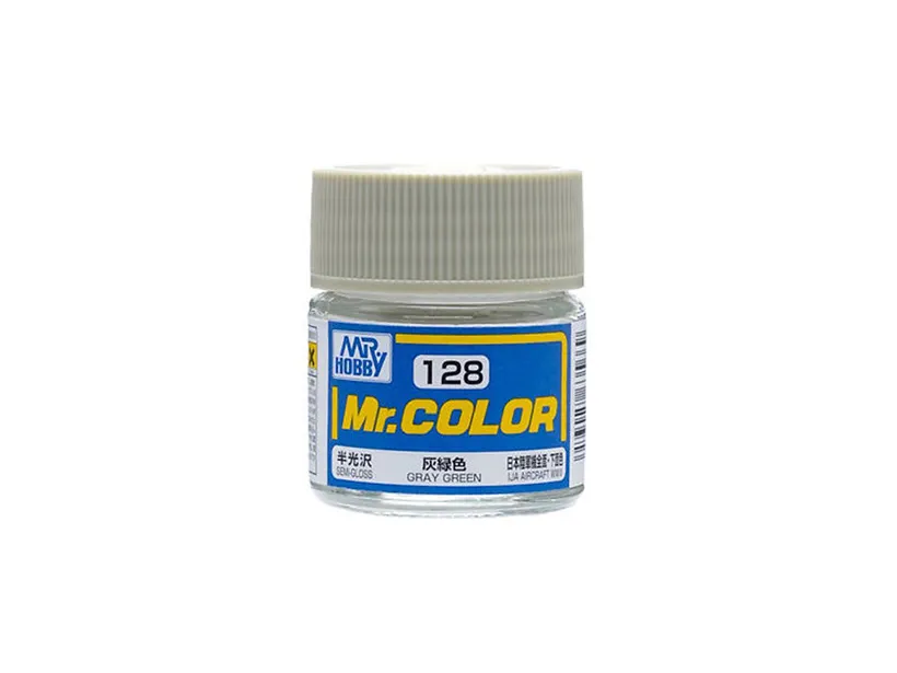Краска Mr Color, серо-зеленая, полуматовая, C 128, 10 мл