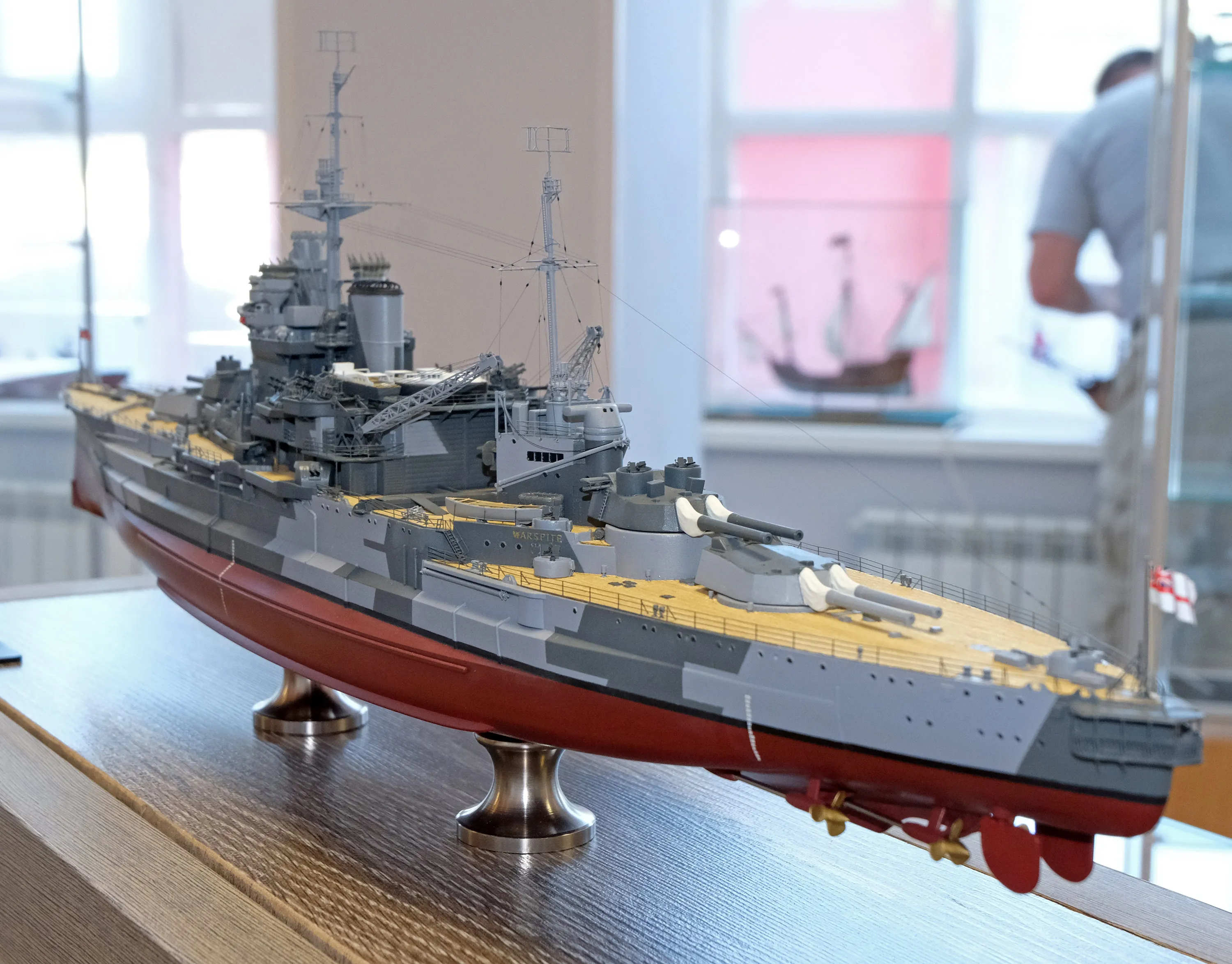 Модель корабля Британский линкор "Warspite" - Верфь на Столе