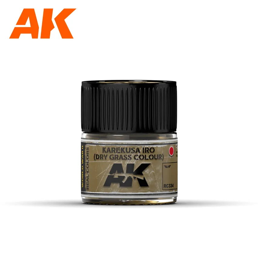 Краска AK Interactive, акриловая  Karekusa Iro (Dry Grass Colour) / Сухая трава, 10 мл