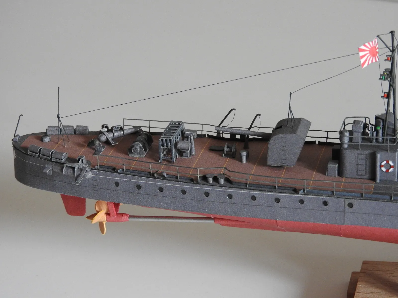 Модель корабля Миноносец "Кидзи" - Верфь на Столе