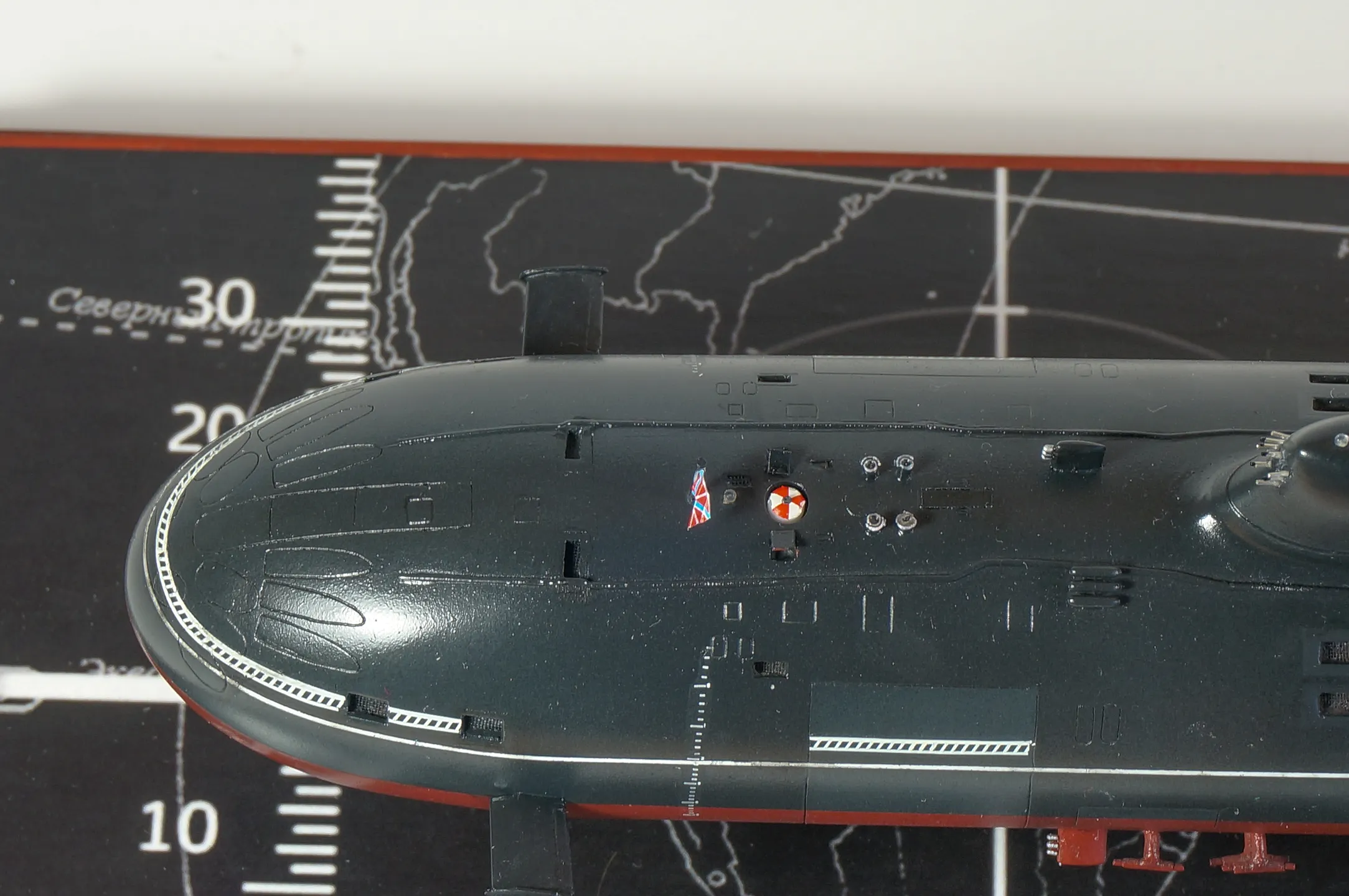 Модель корабля Подводня лодка К-335 «Гепард» - Верфь на Столе