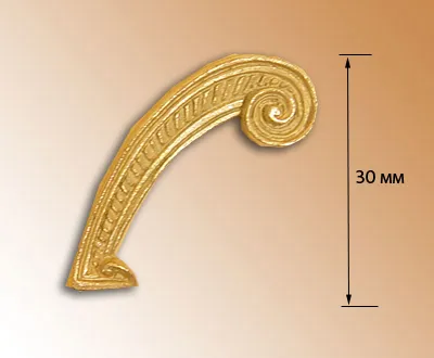 Декоративный элемент, 30 мм, металл