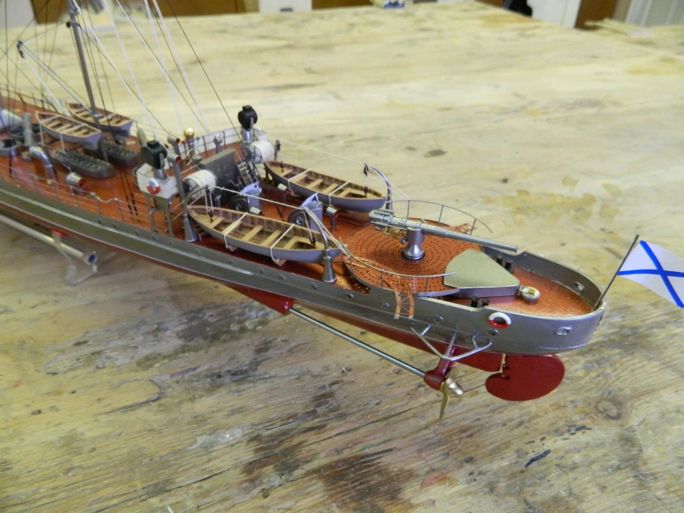 Модель корабля Эсминец «Пограничник» - Верфь на Столе