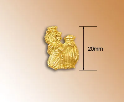 Декоративный элемент, лев со щитом, 20 мм, металл