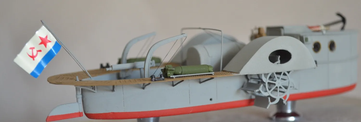 Модель корабля Колесный тральщик "Т-1" - Верфь на Столе