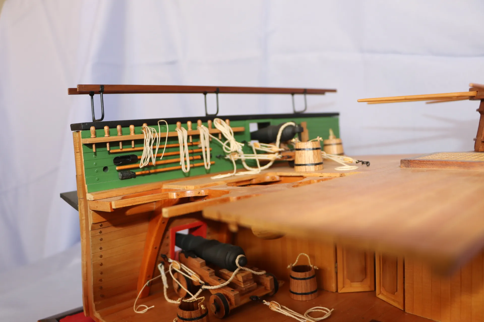 Модель корабля Шлюп "ВОСТОК" (фрагмент) - Верфь на Столе