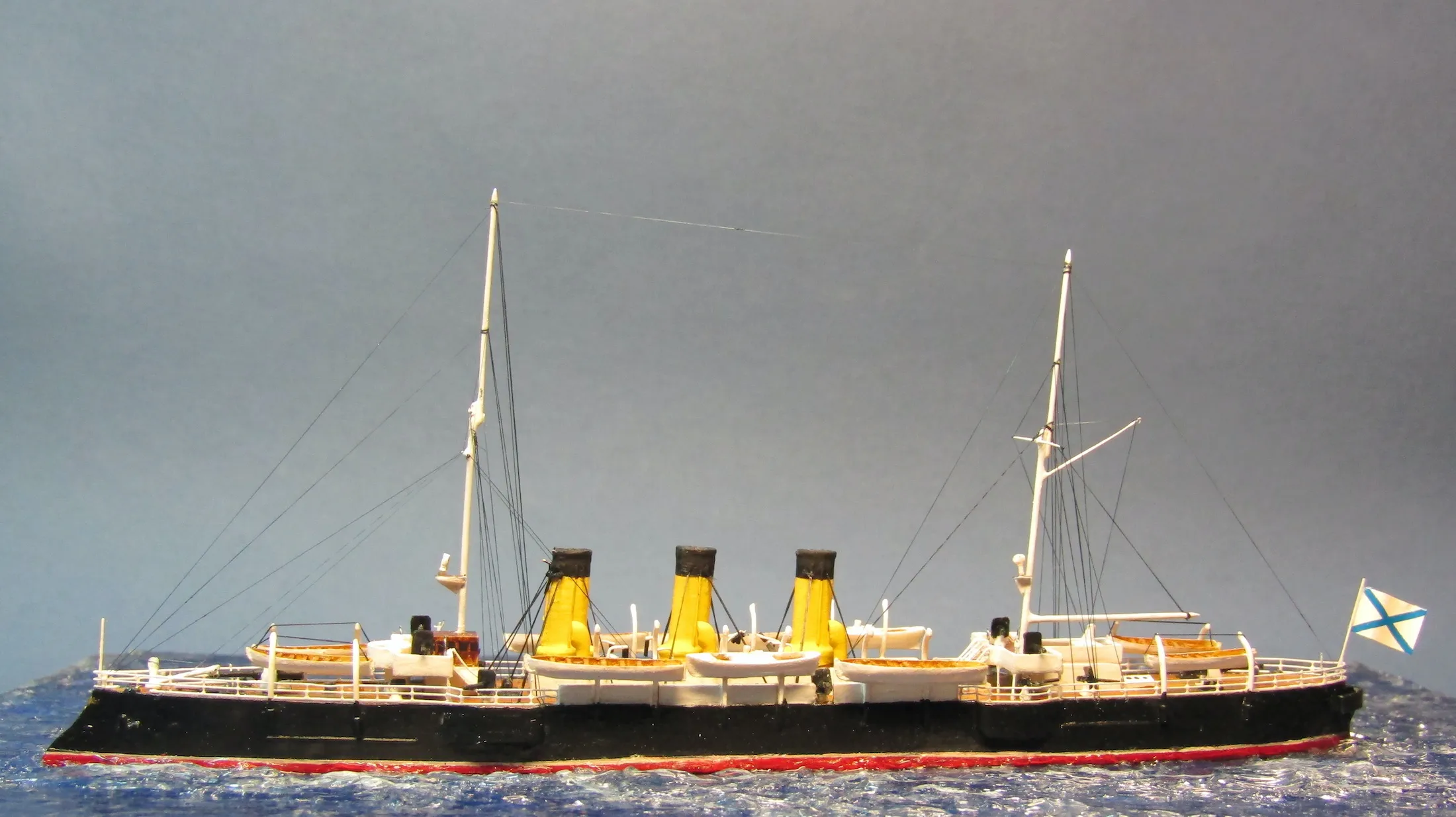 Модель корабля Бронепалубный крейсер «Светлана» 1898 г. - Верфь на Столе