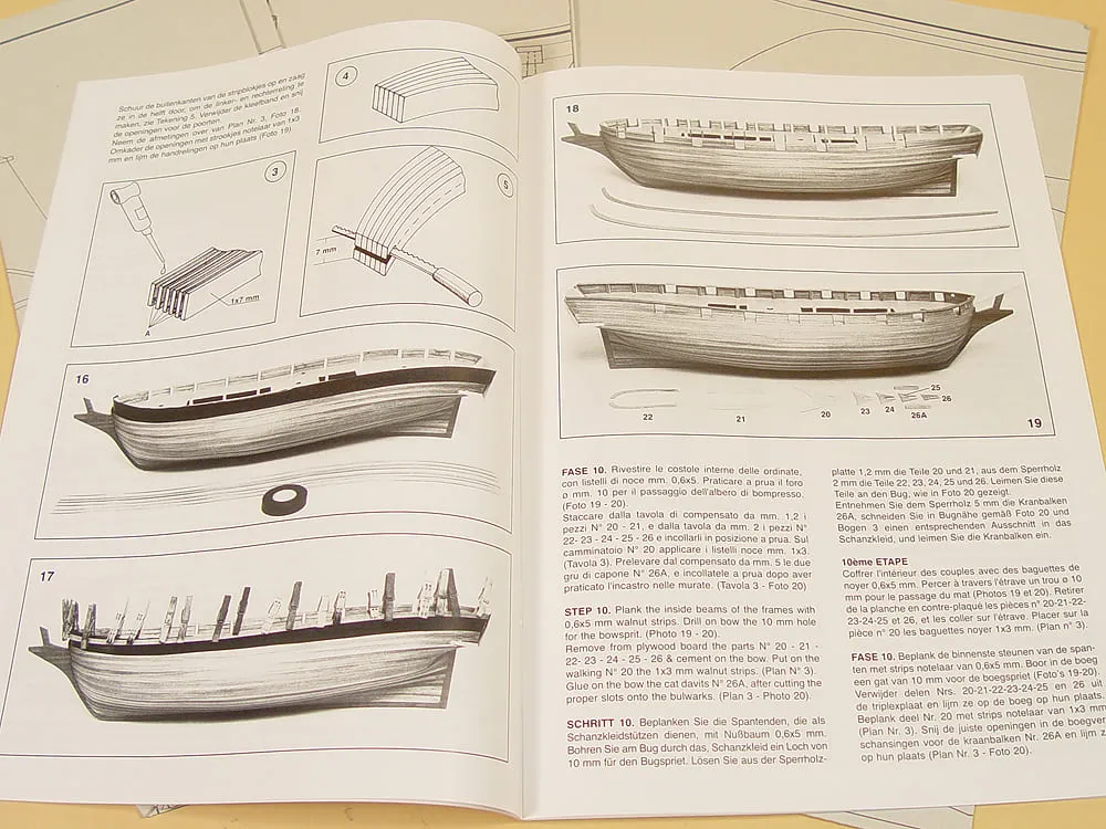 Чертеж корабля Astrolabe