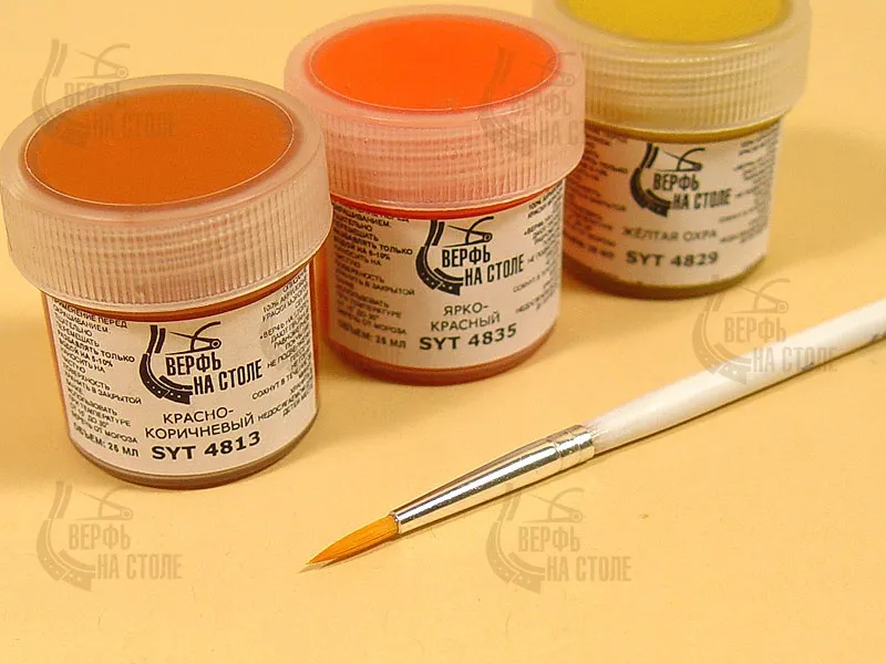 Кисть из синтетического волоса, круглая N 4 Кисть из синтетического волоса, круглая N 4