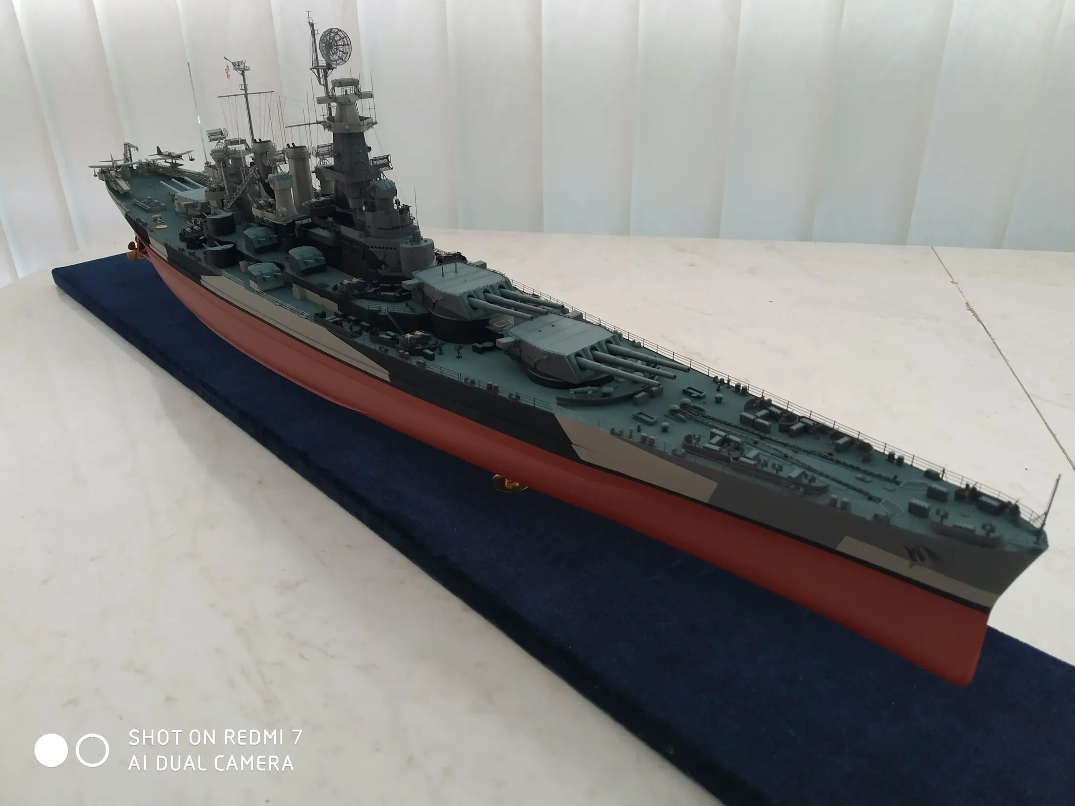 Модель корабля Линкор «North Carolina» - Верфь на Столе