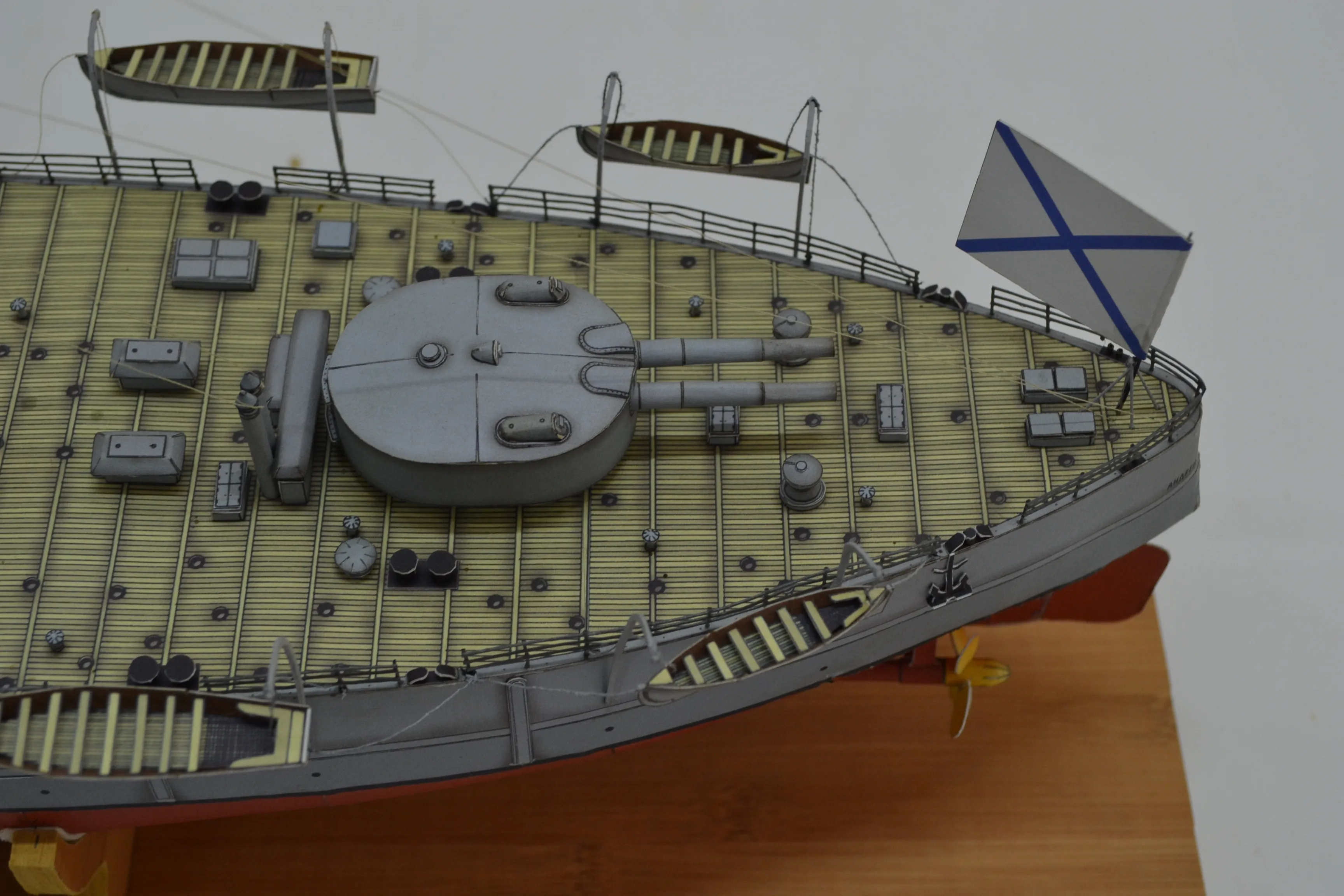 Модель корабля Броненосец «Андрей Первозванный» - Верфь на Столе