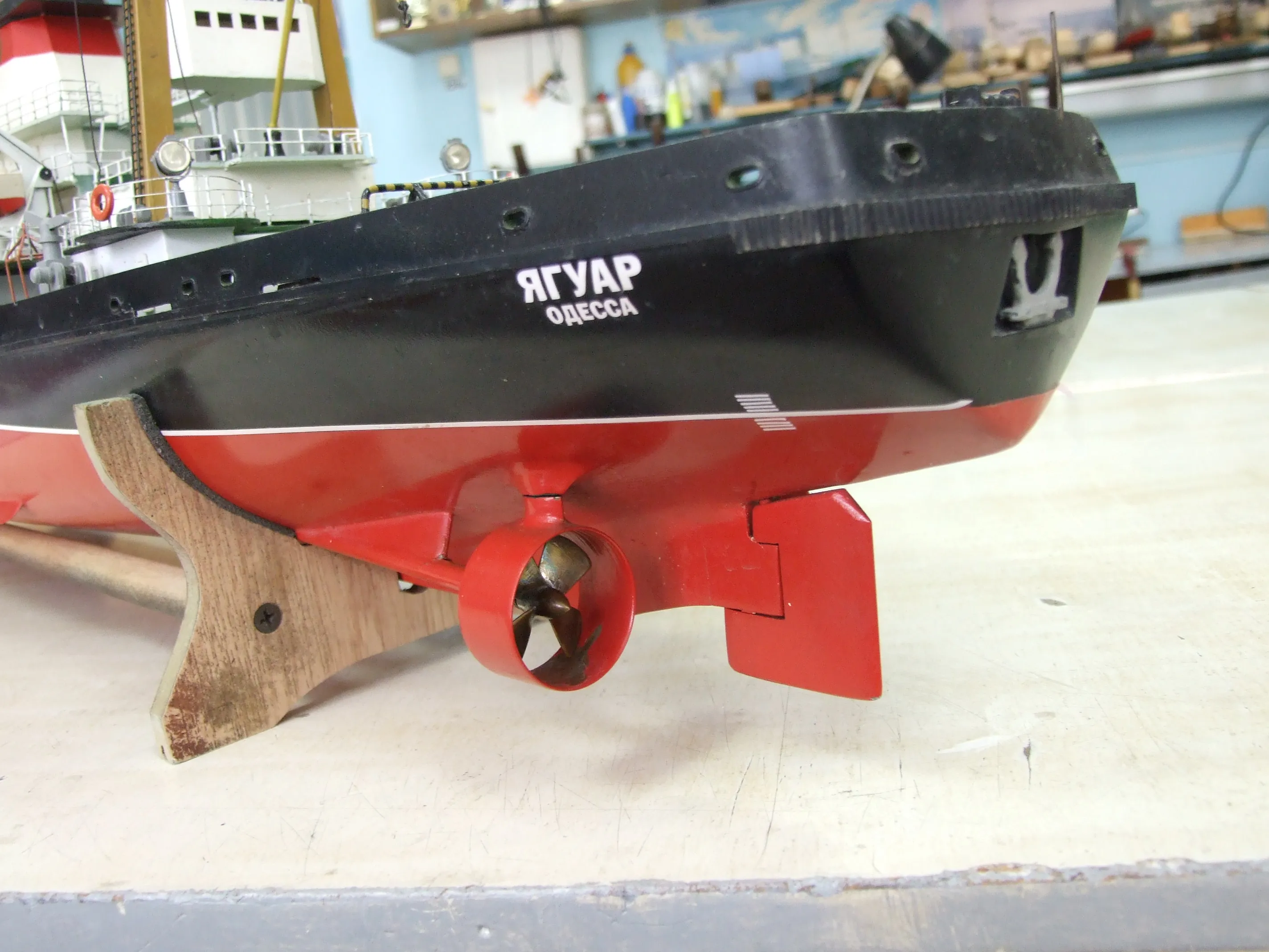 Модель корабля Морской спасательный буксир пр. 1453 Ягуар - Верфь на Столе