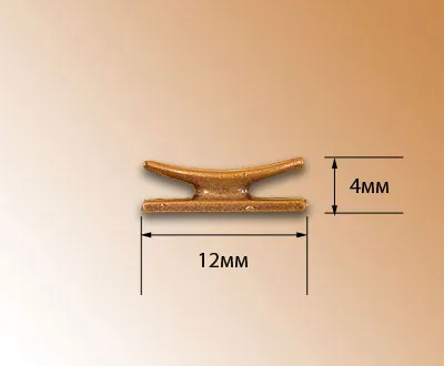 Утка, металл под бронзу, 12 мм, 2 шт